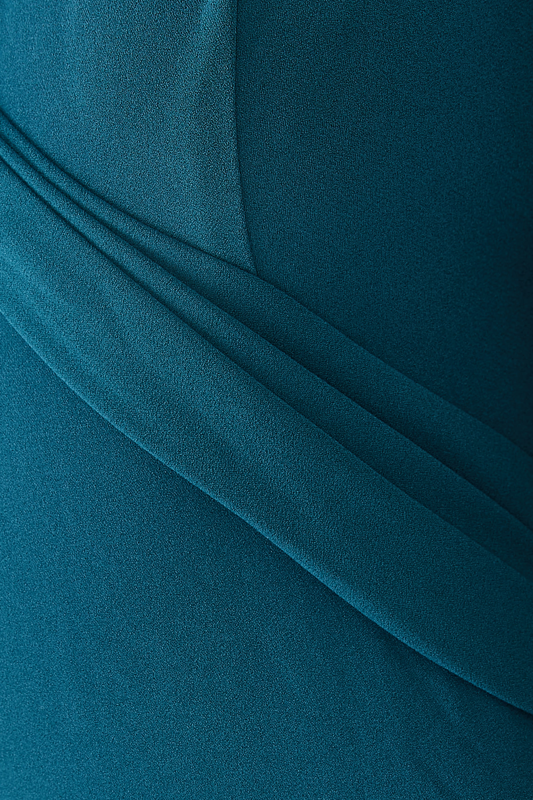 فستان سهرة بأكمام كاب ستان كريب