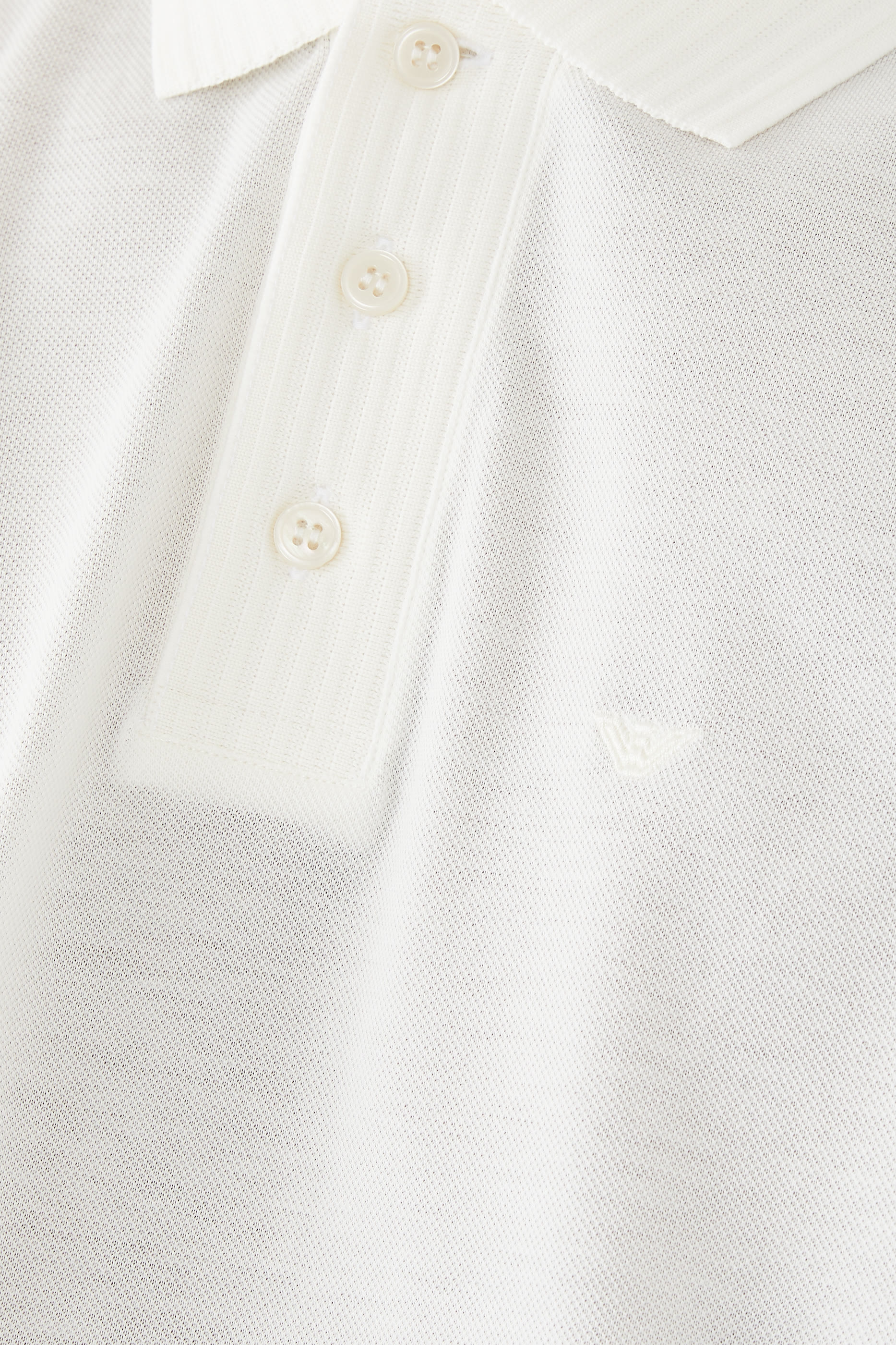 قميص بولو قطن بشعار الماركة