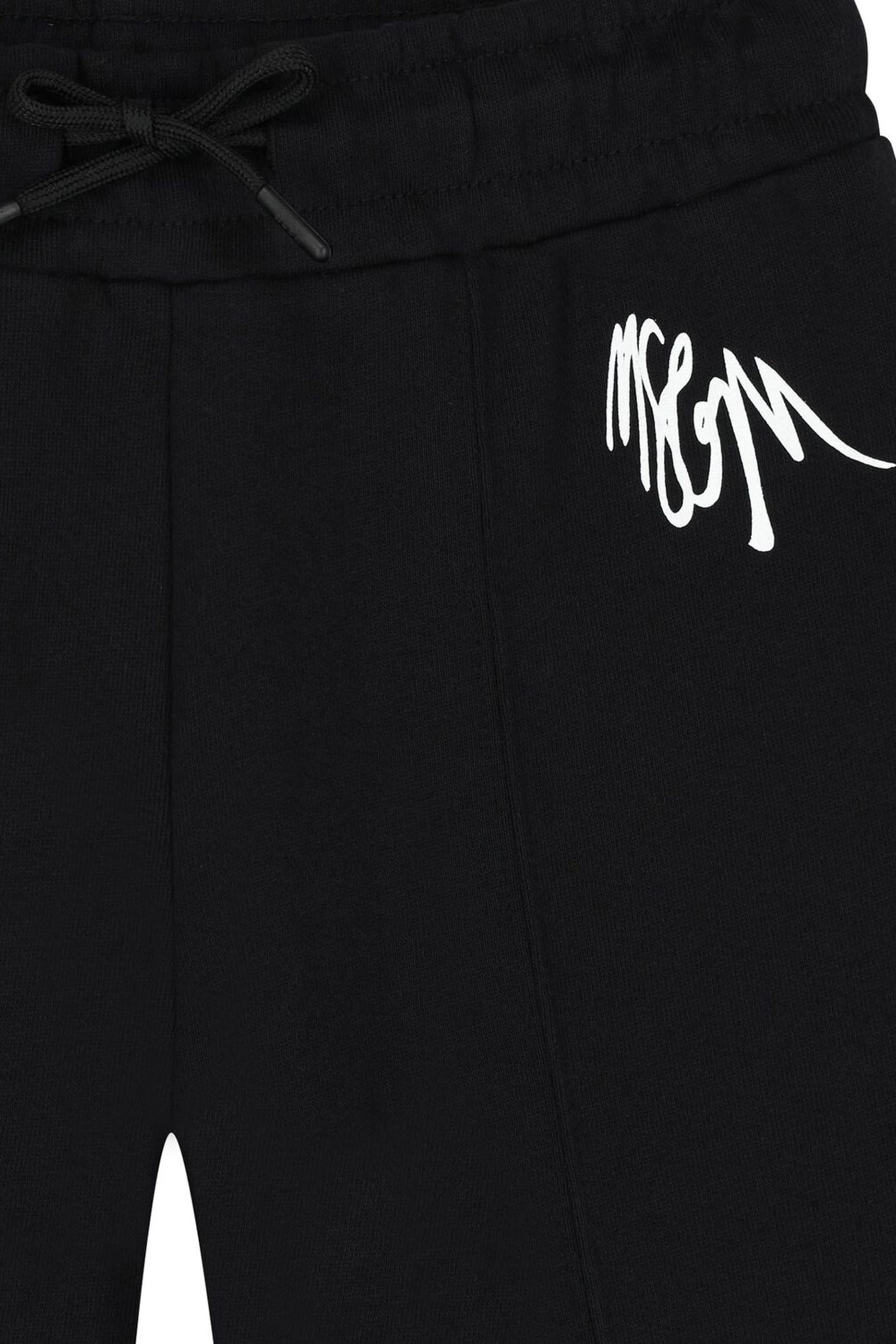 بنطال رياضي بشعار الماركة صوف للأطفال