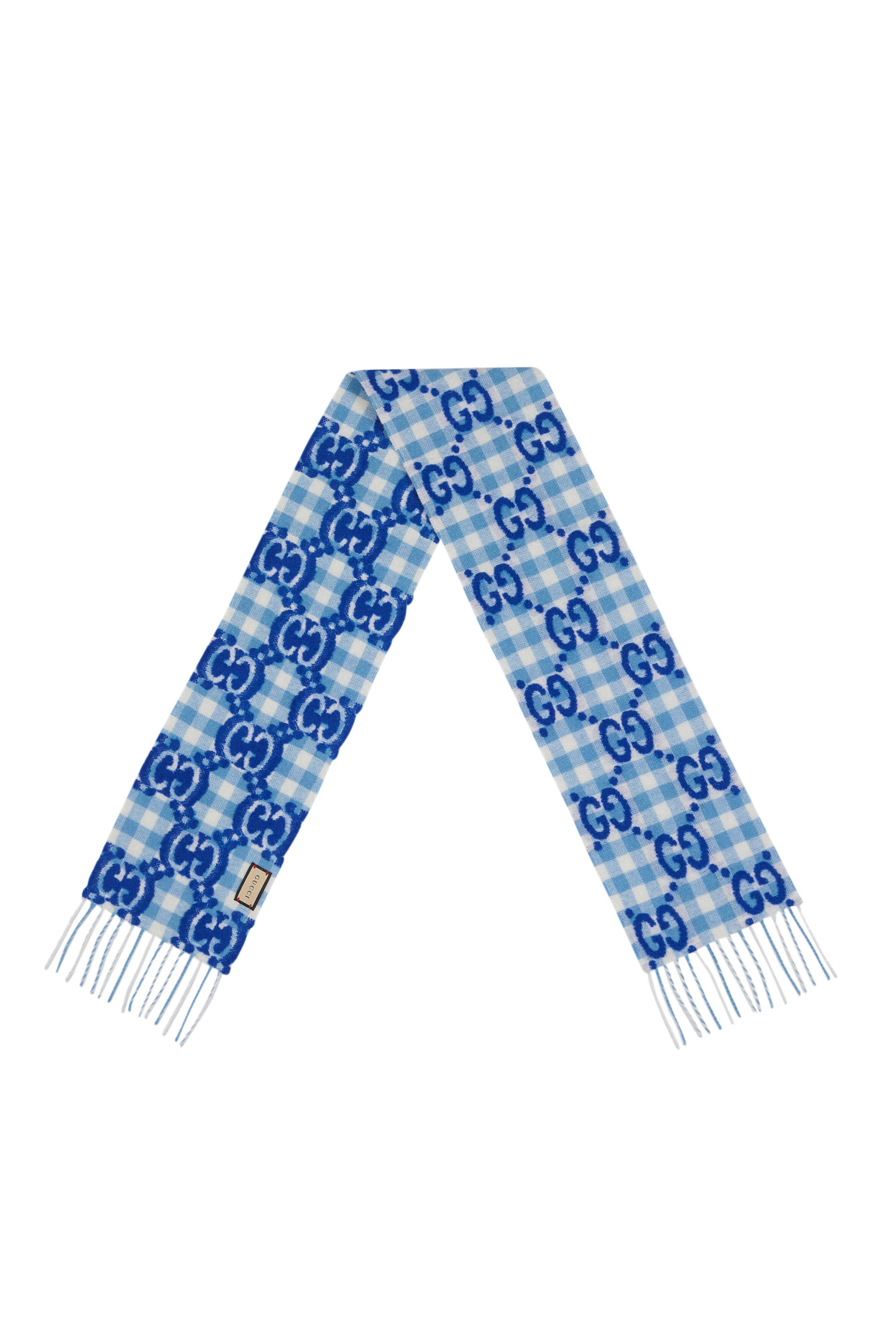 Kids Check Wool Scarf