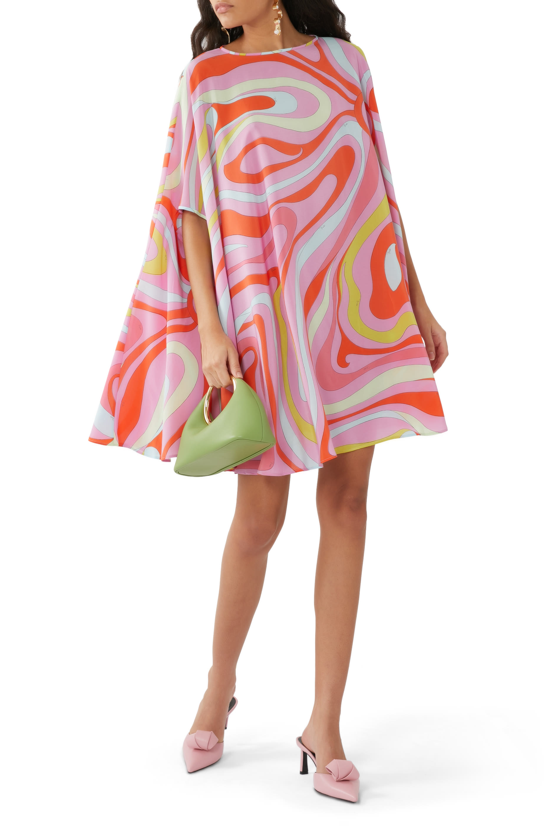 قفطان بنقشة مارمو حرير