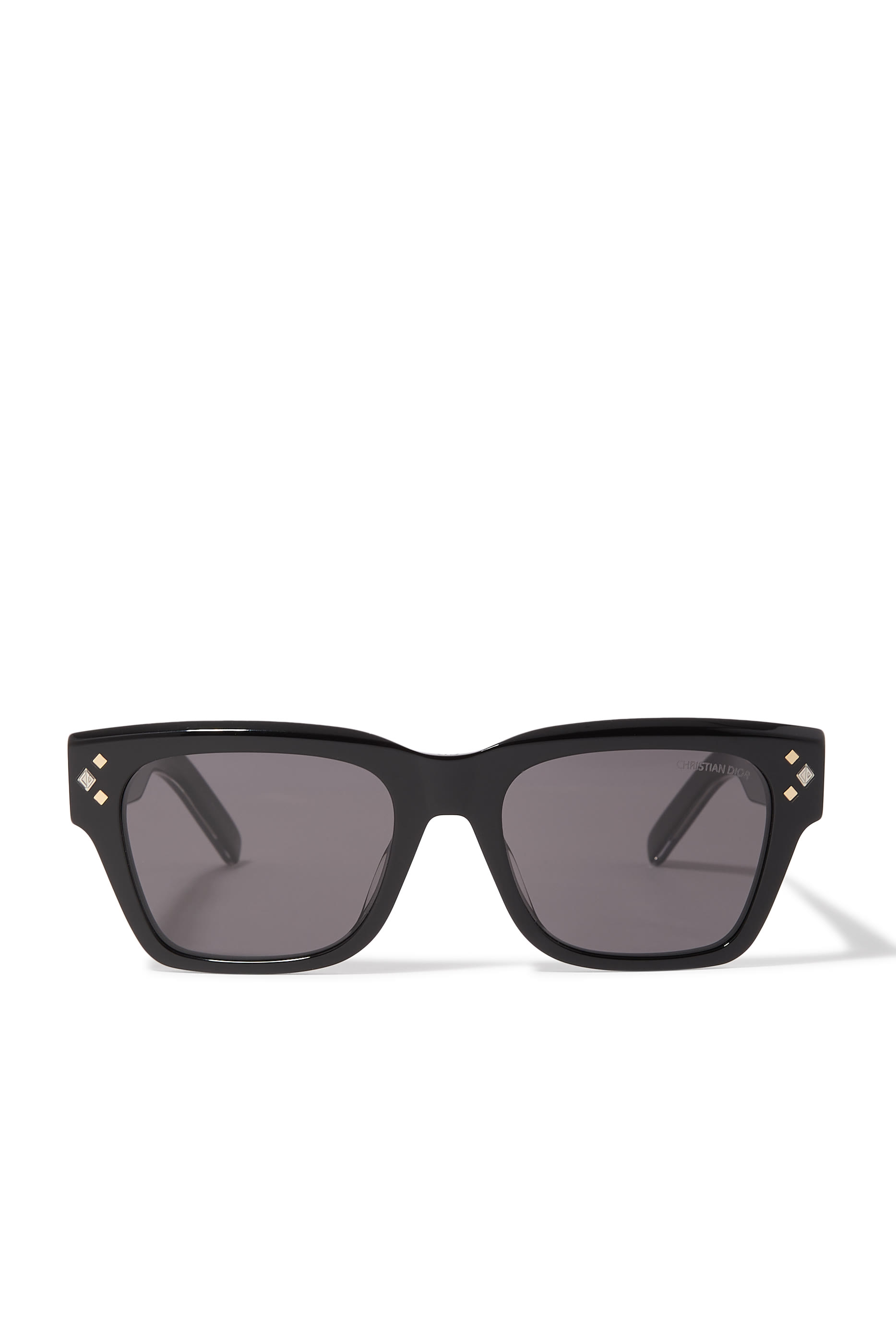 نظارة شمسية اس 21 بشعار الماركة وحلية بتصميم معين