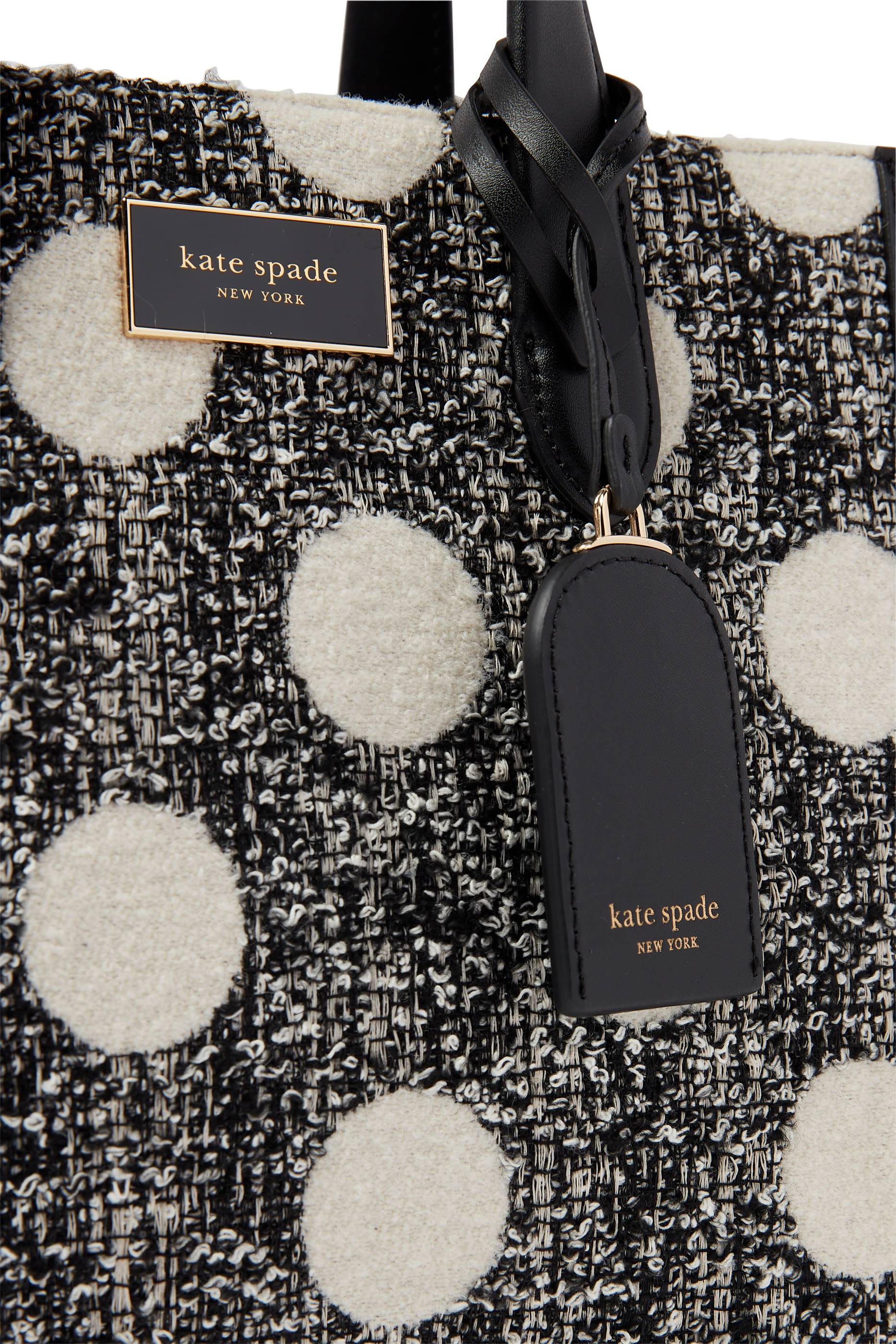 حقيبة يد مانهاتن صغيرة منقطة