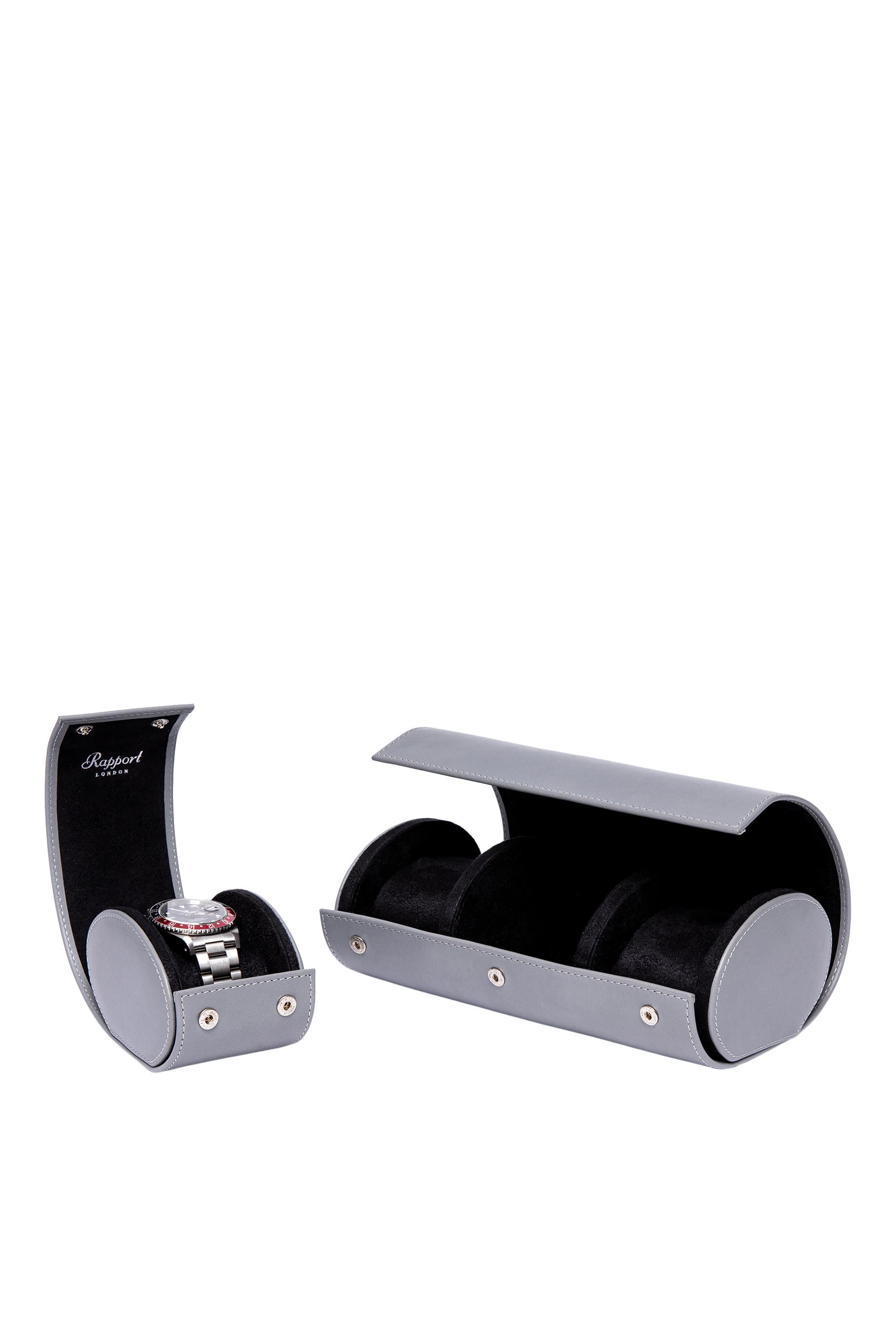 حافظة 3 ساعات هايد بارك بتصميم أسطواني