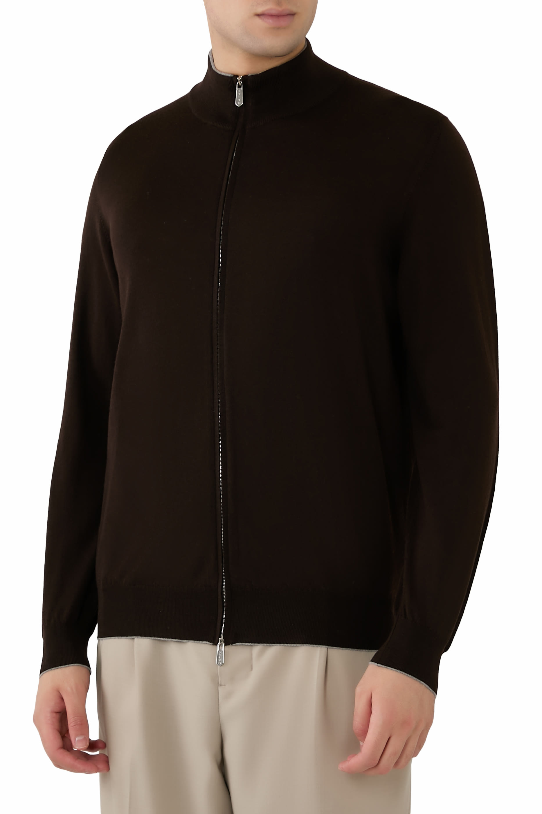 جاكيت بسحاب صوف