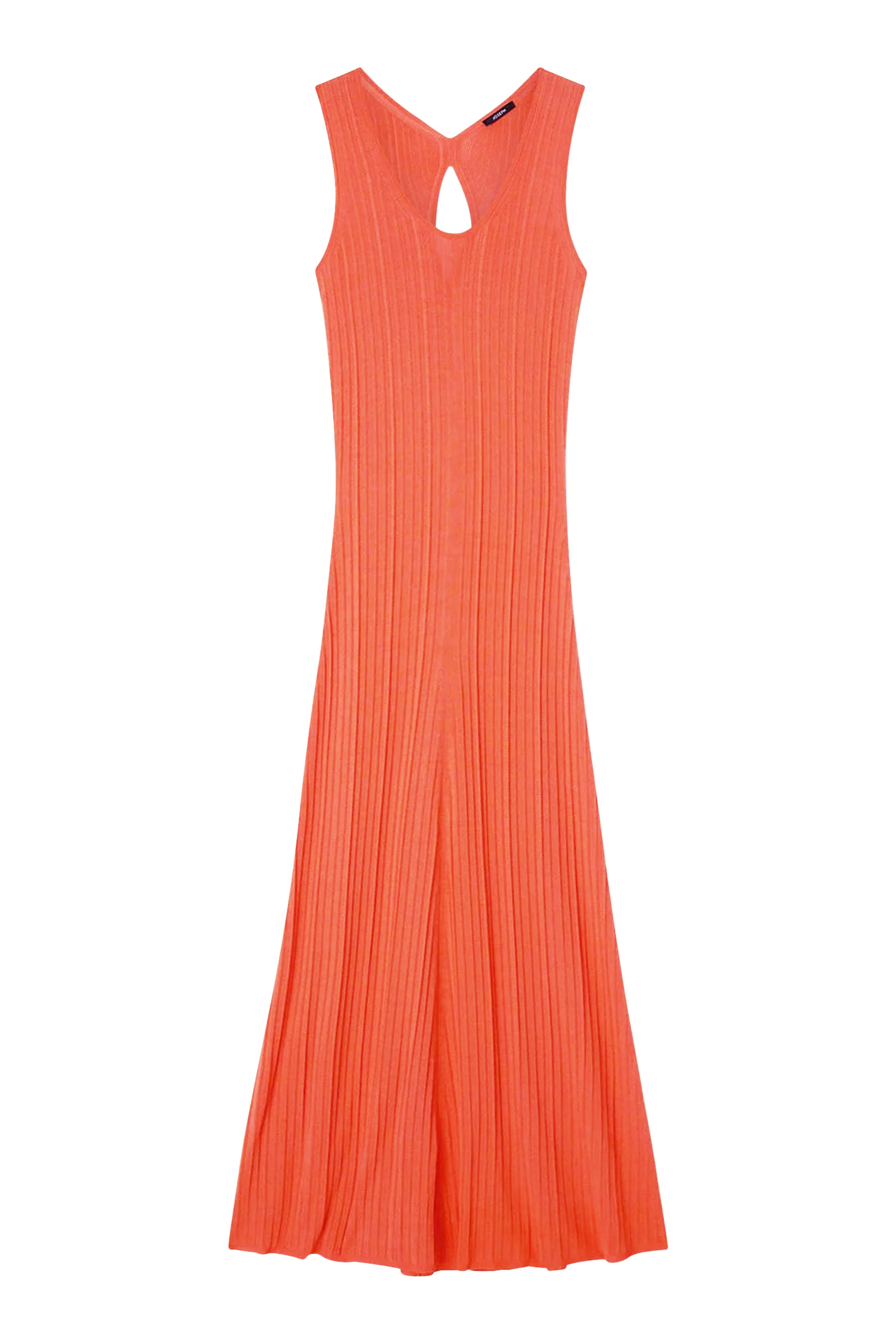 فستان فيسكوز مضلع منسوج