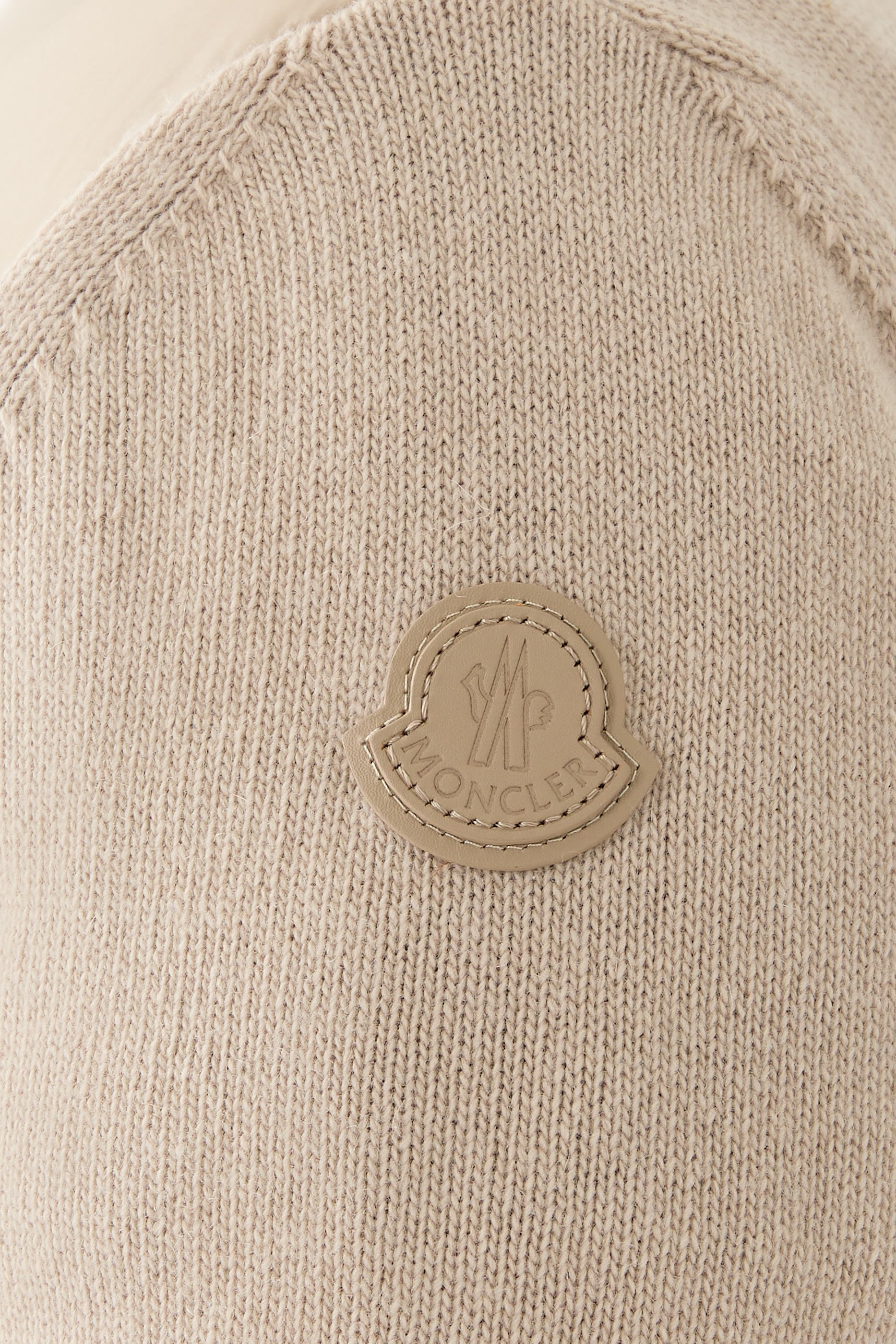 كارديغان مبطن بسحاب قطن