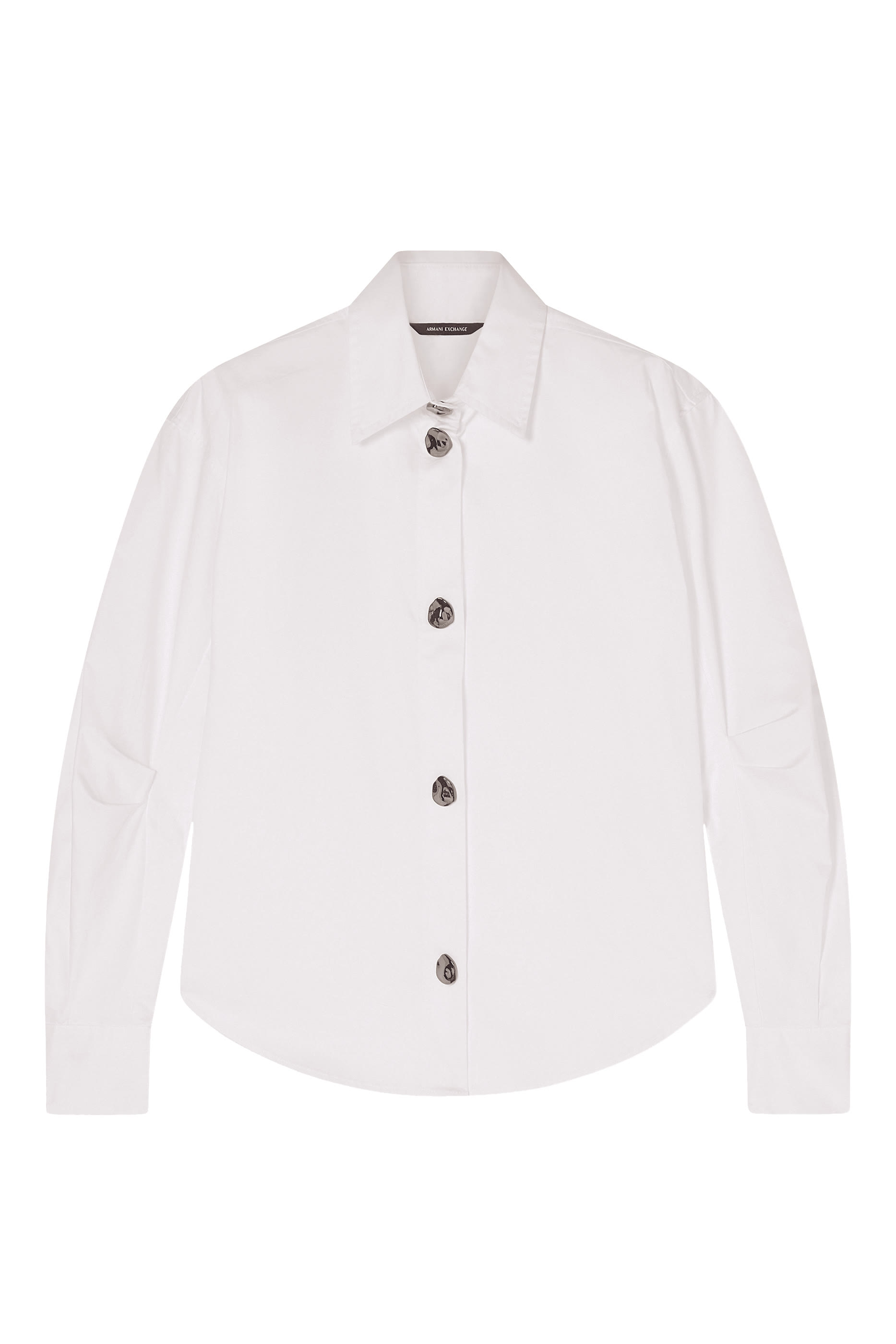 قميص بأكمام طويلة ضيقة