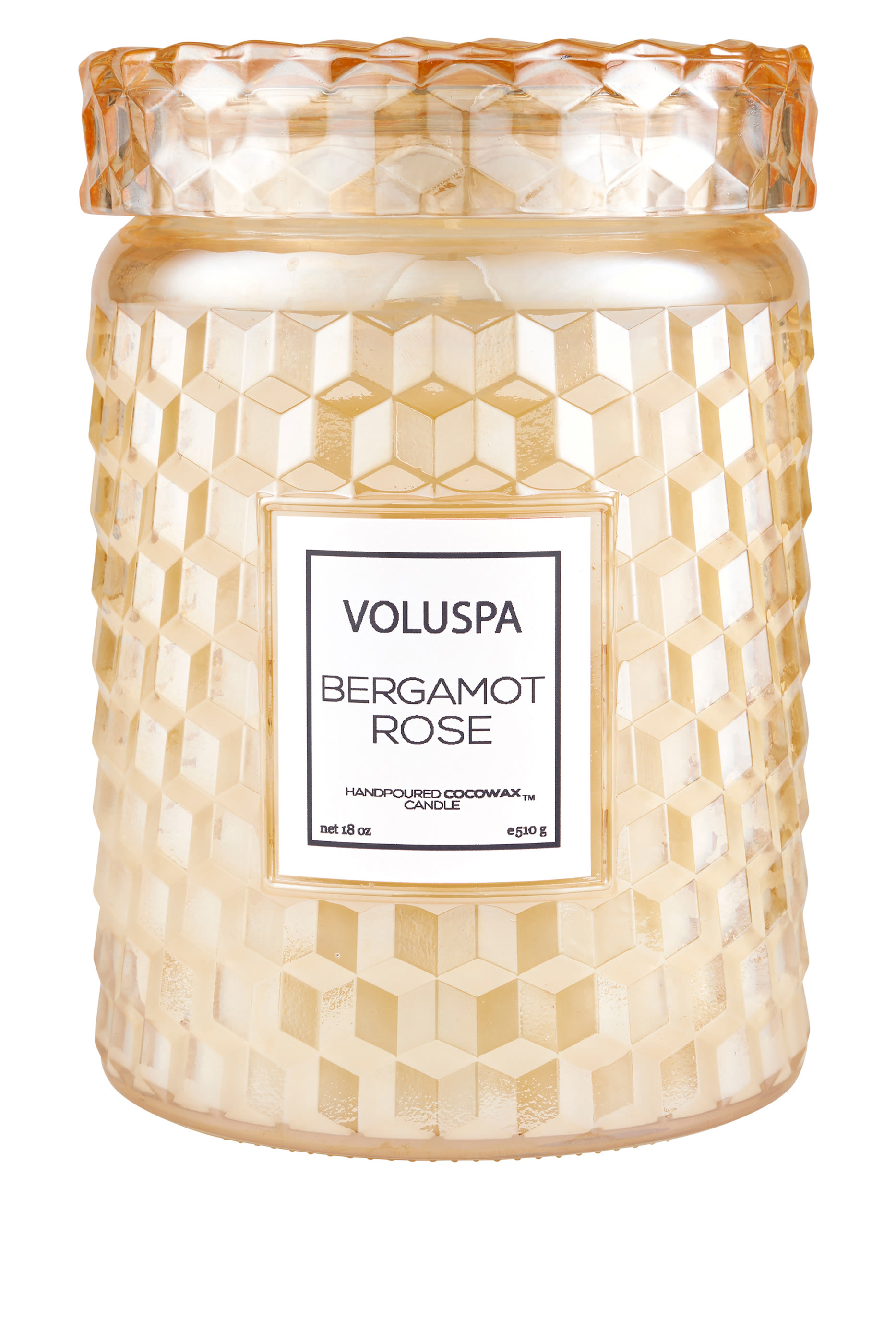 شمعة برغموت روز ببرطمان كبير