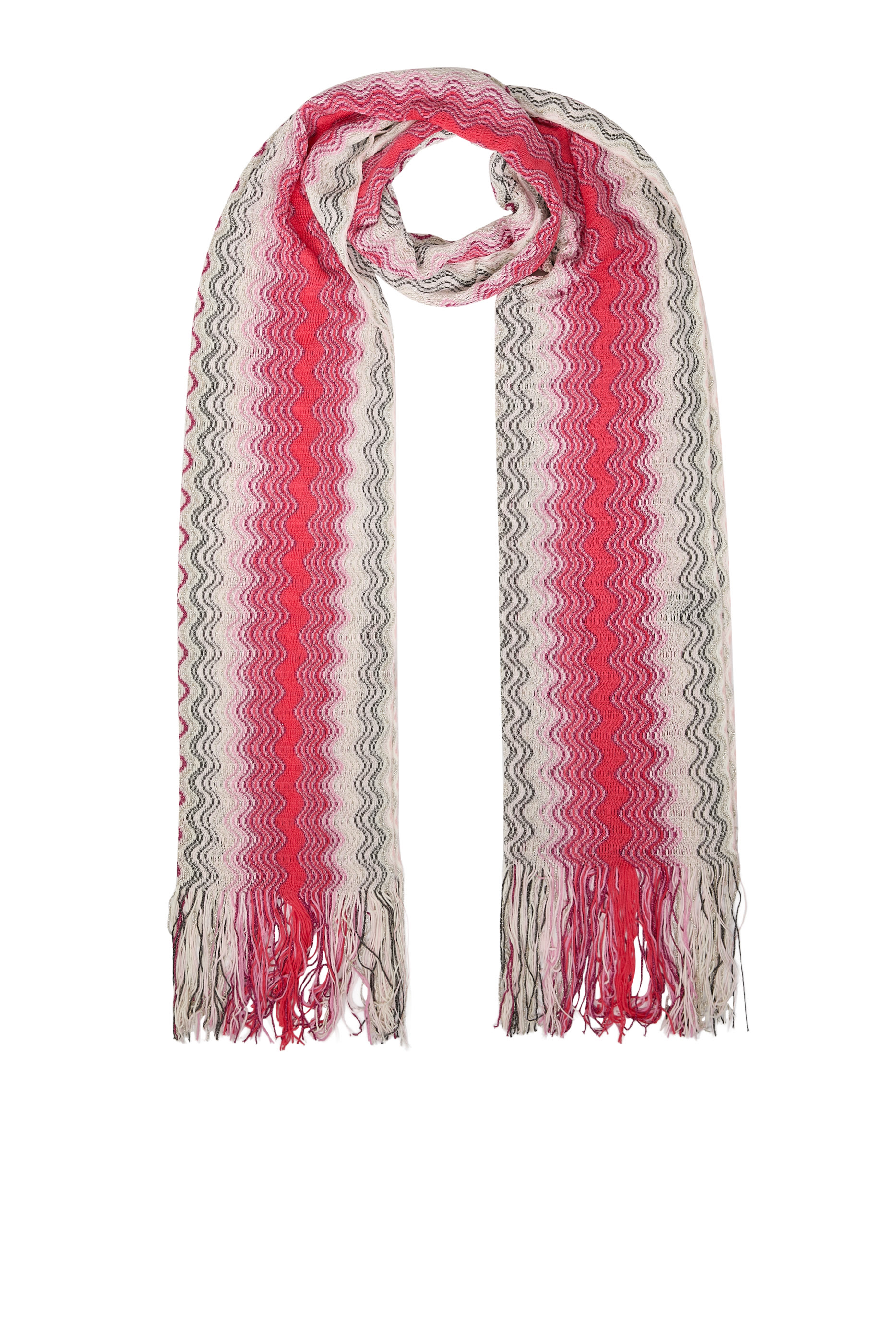 وشاح بنقشة متموجة