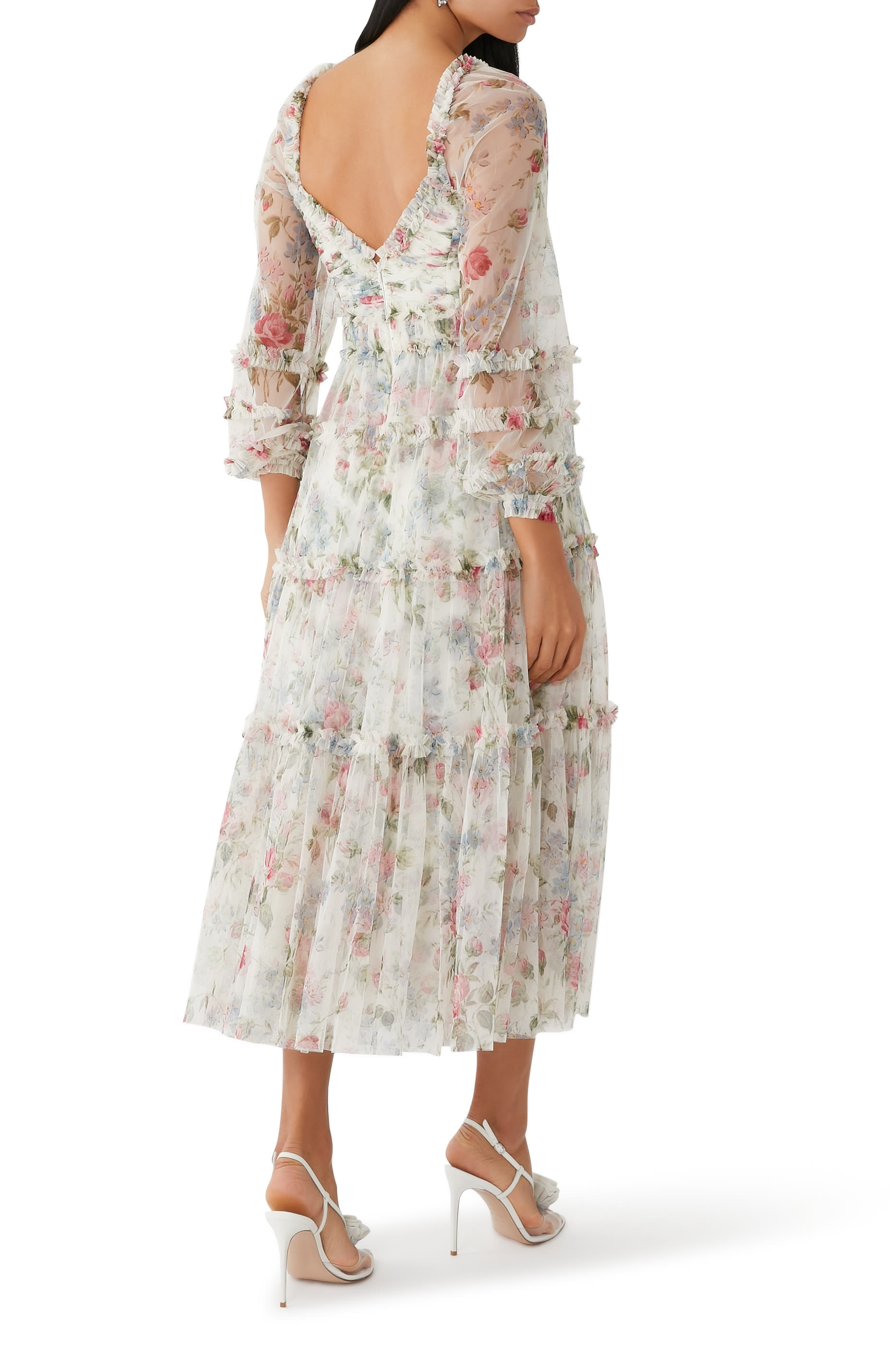 فستان فلورال فانتسي بالرينا