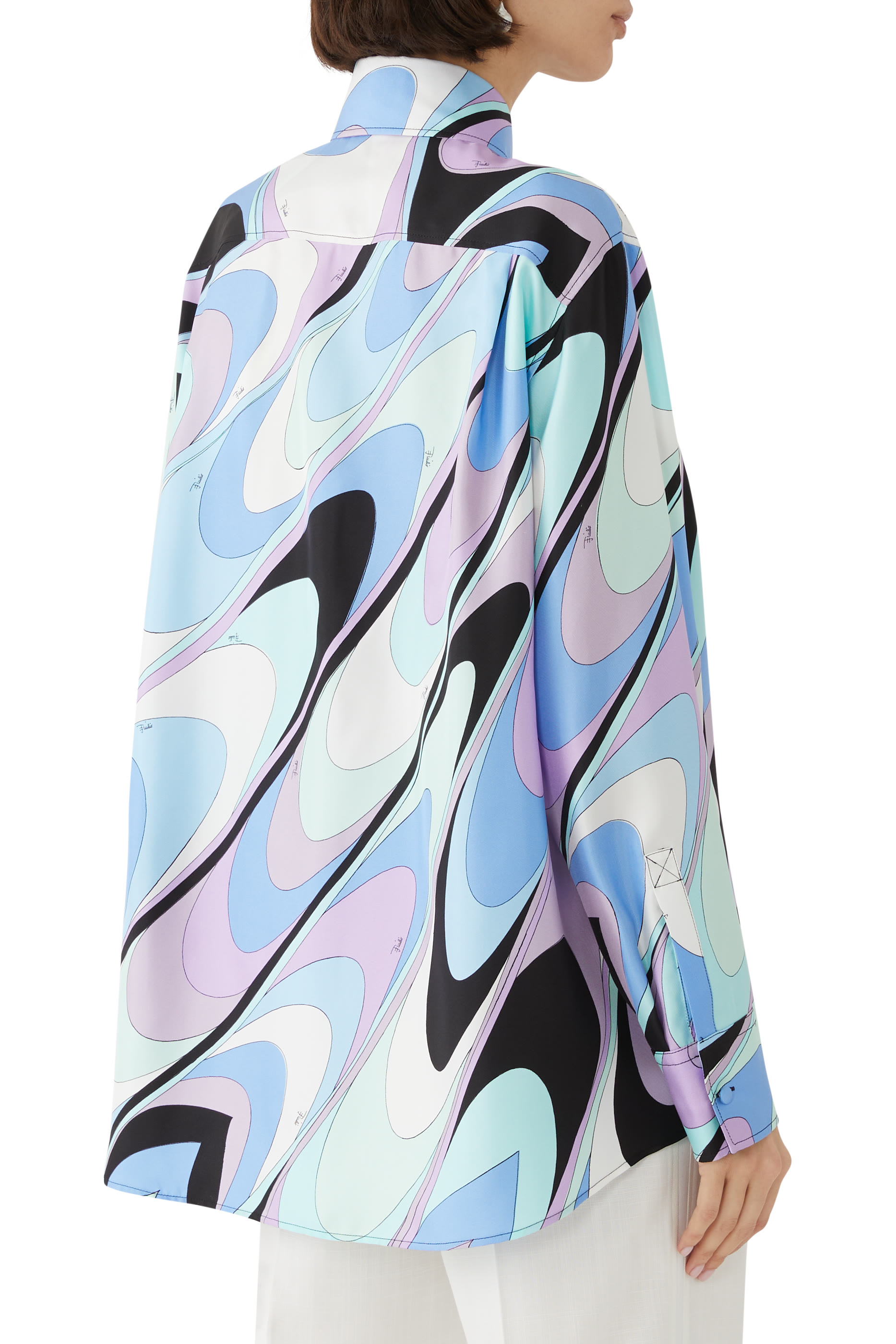 قميص بيجامة حرير تويل