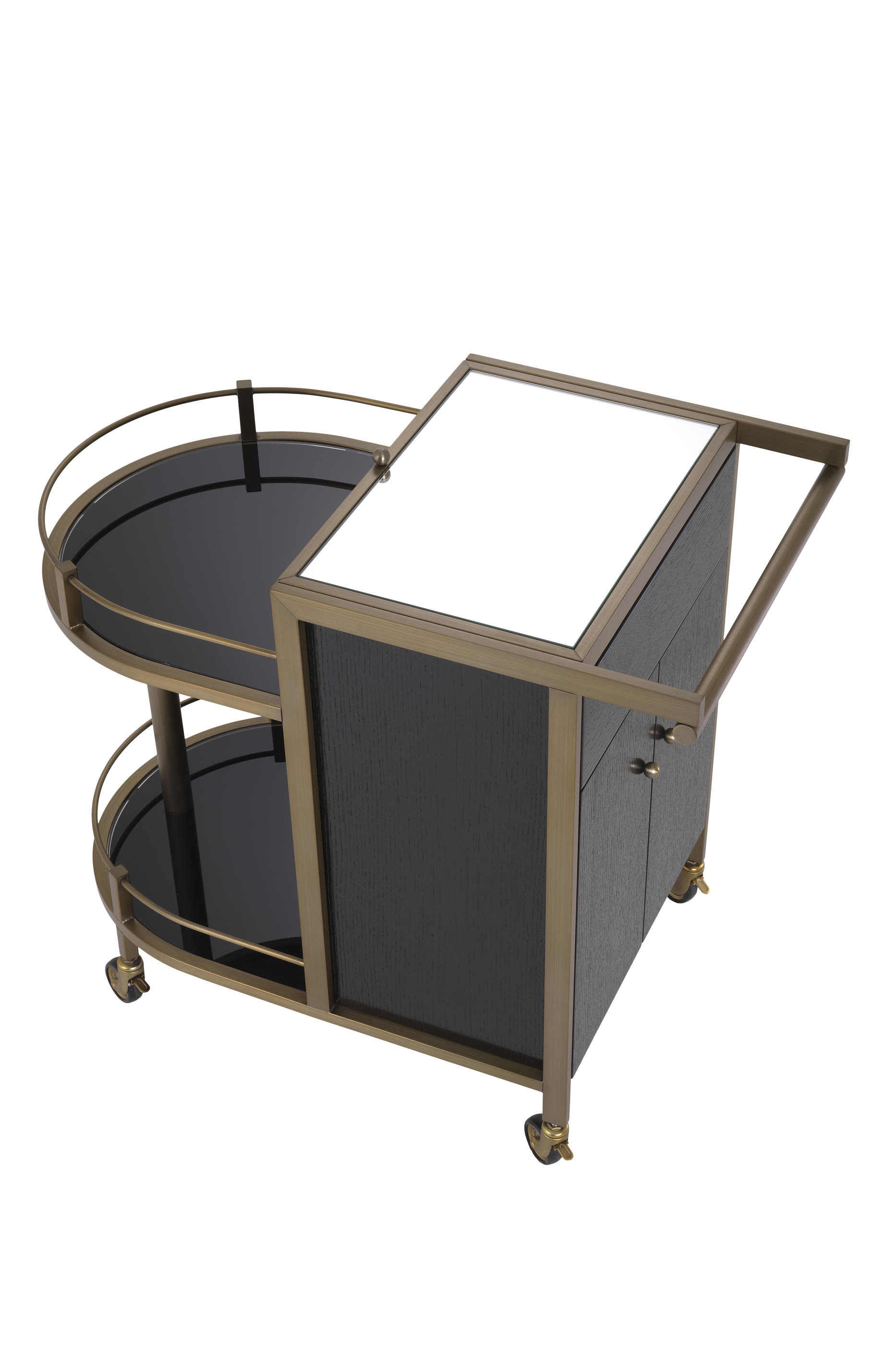 عربة ضيافة بيليني بعجلات