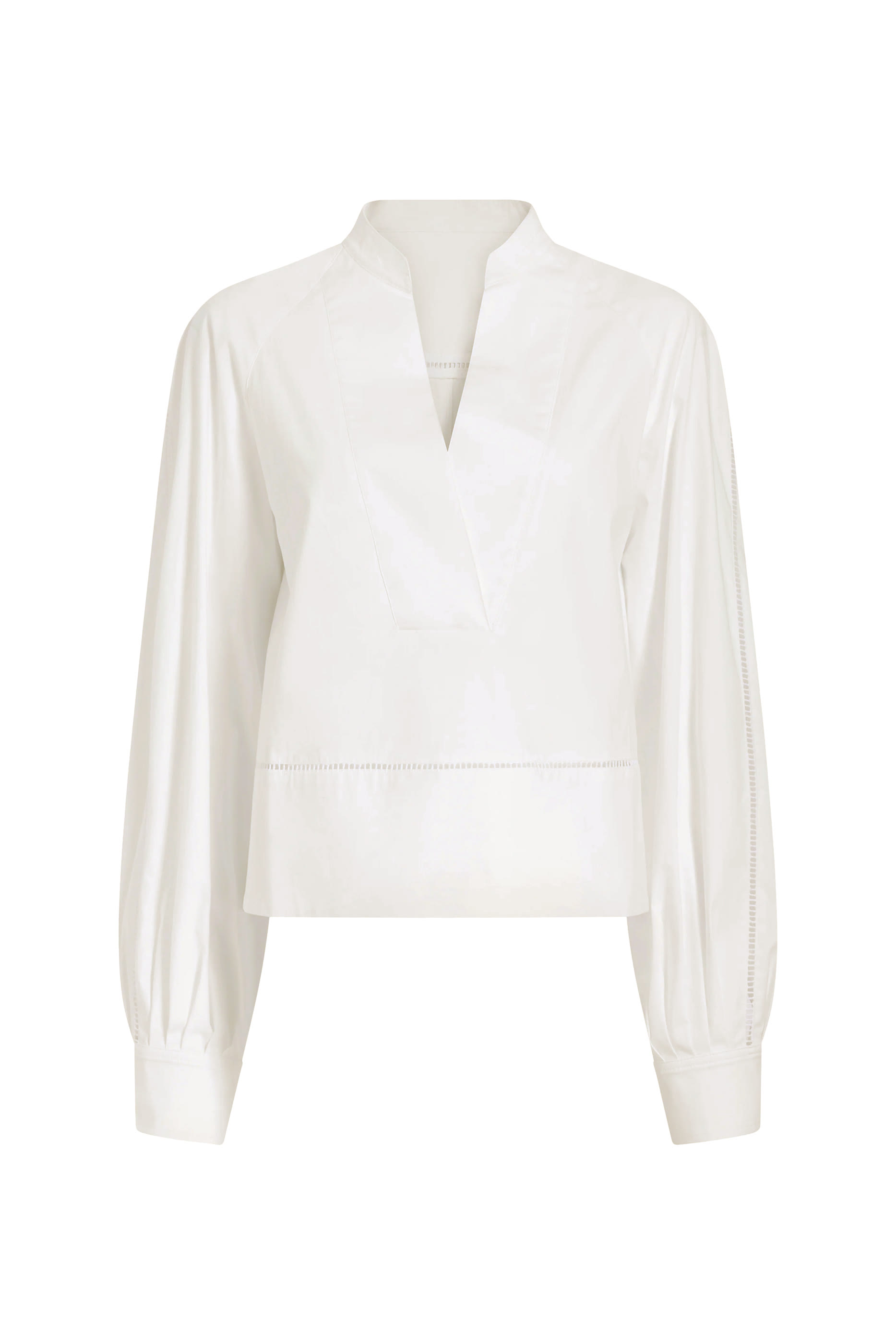 بلوزة غرايسون قطن بوبلين عضوي