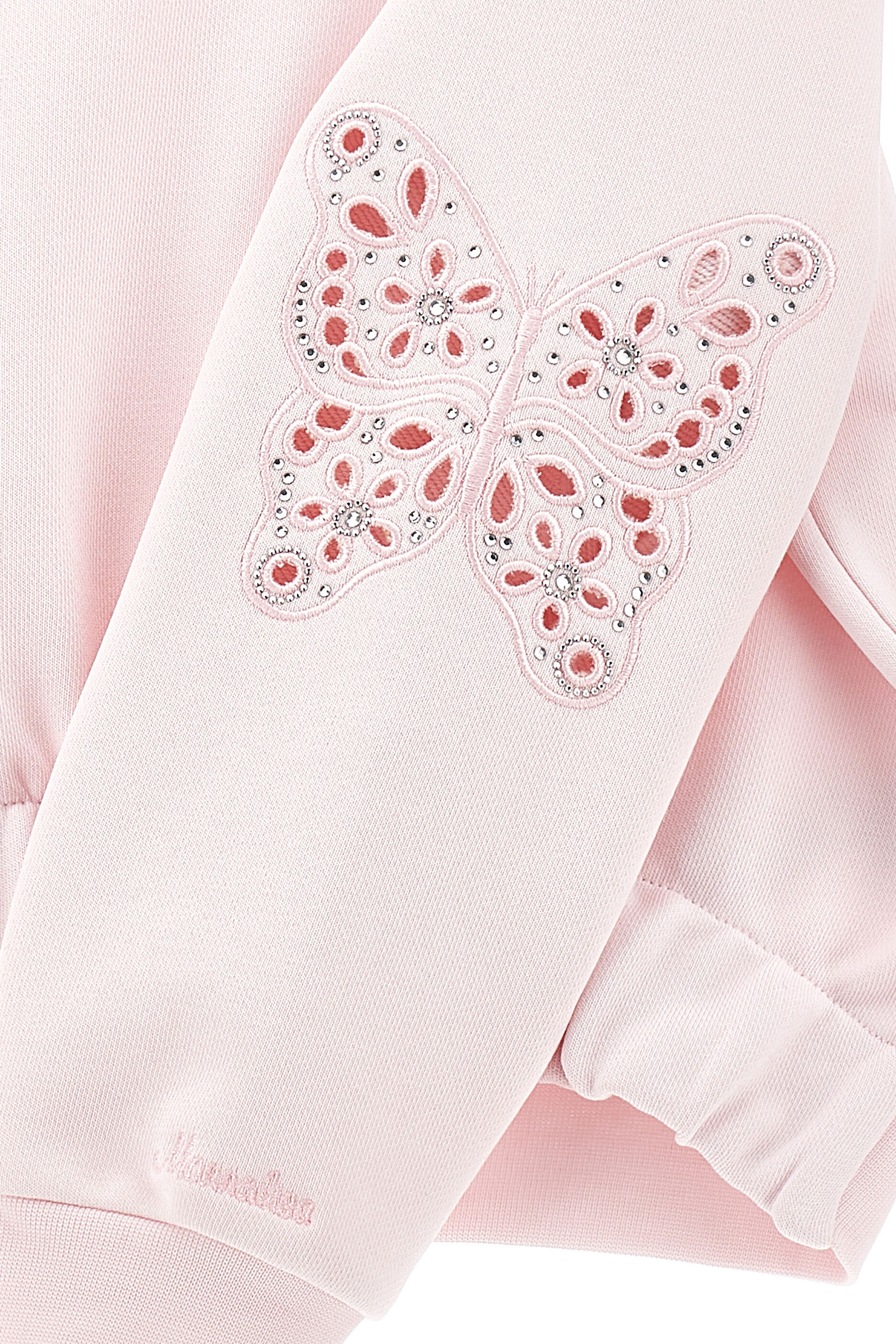 سويت شيرت بتطريزات فراشة للأطفال