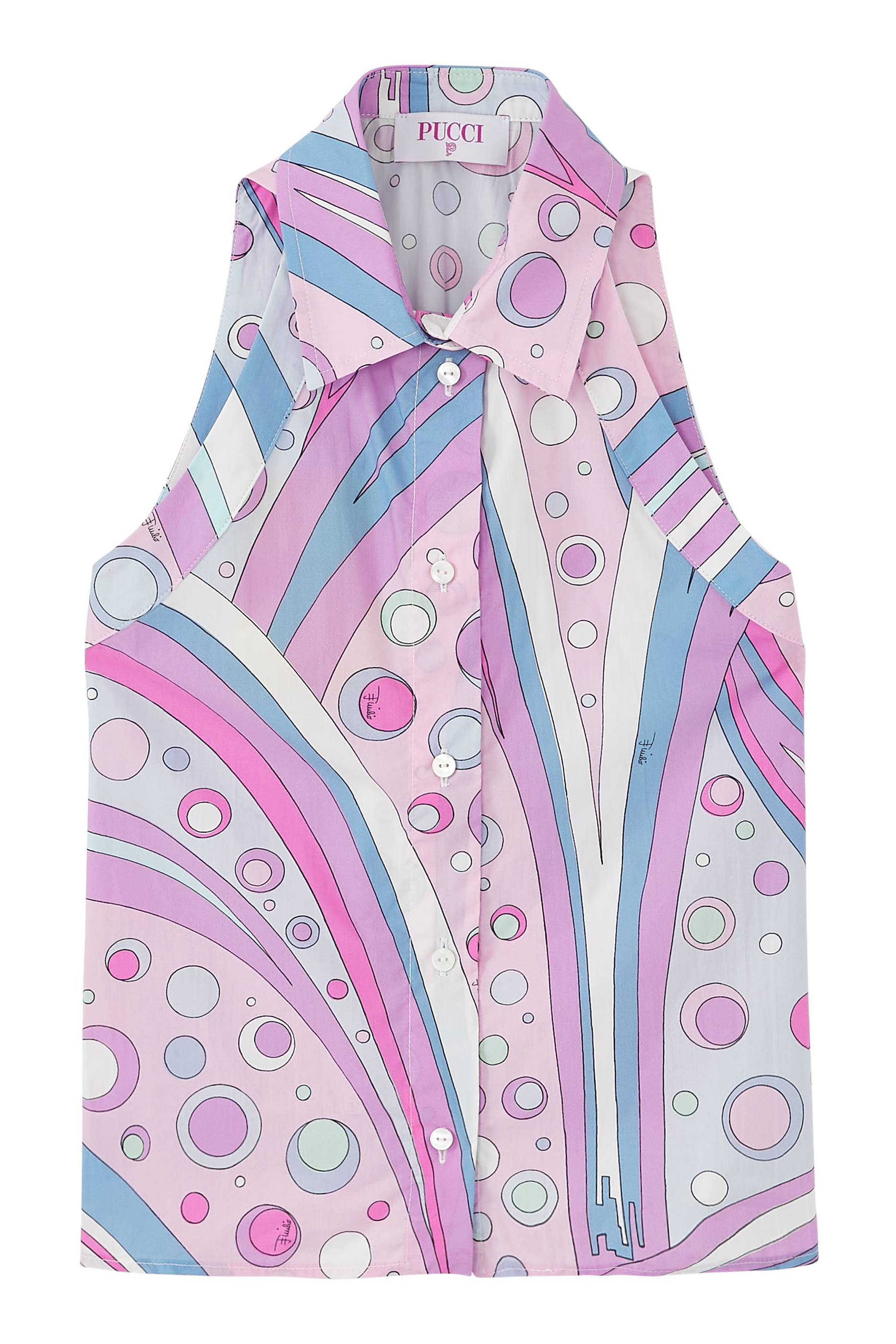 قميص بلا أكمام بنقشة للأطفال