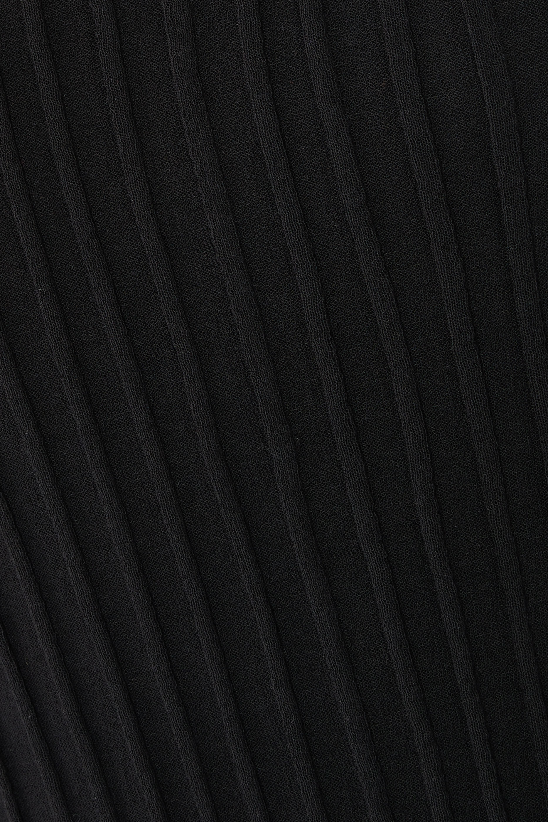 فستان ادا طويل بلا أكمام مع شق جانبي نسيج