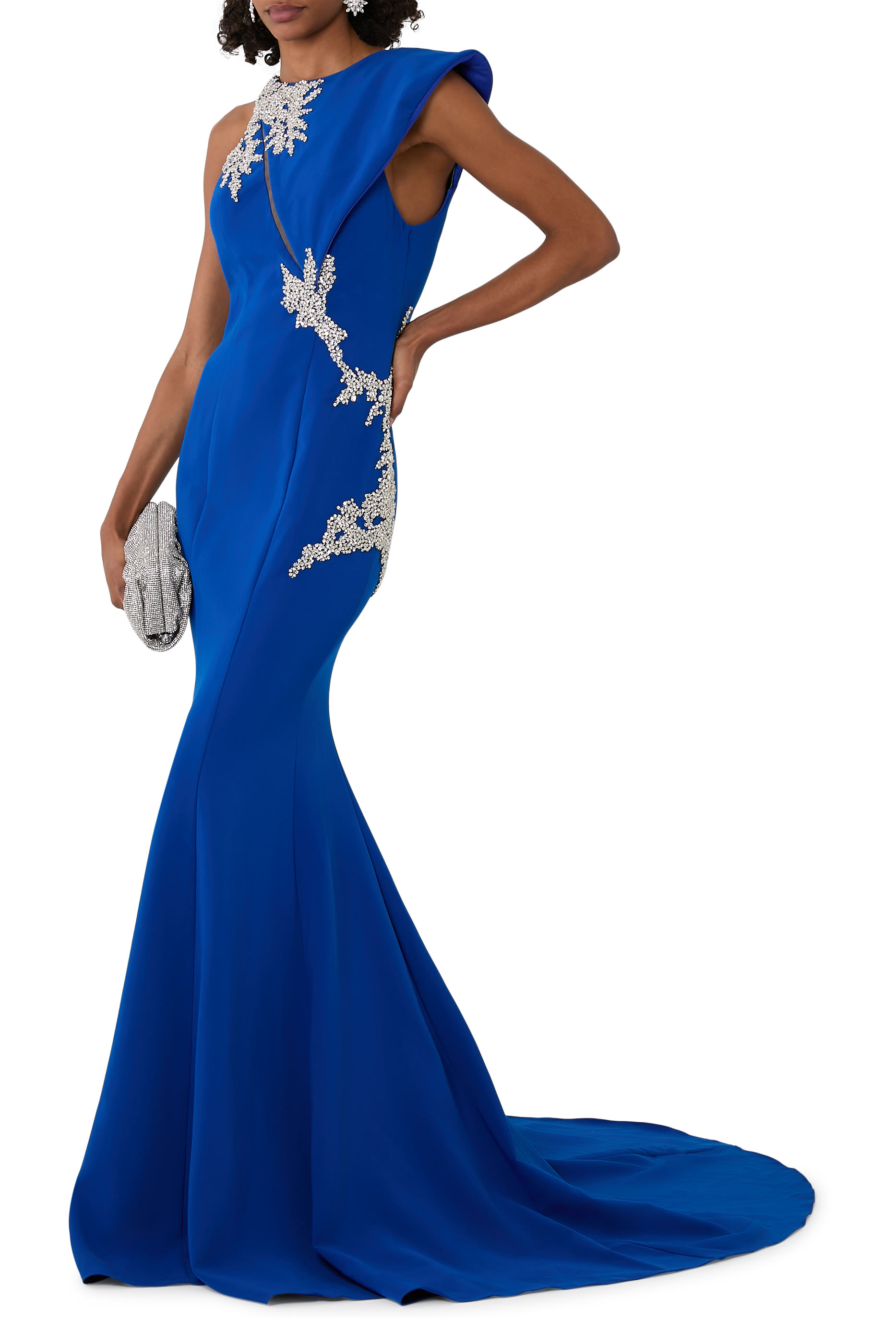  Embellished Sleeveless Dress 