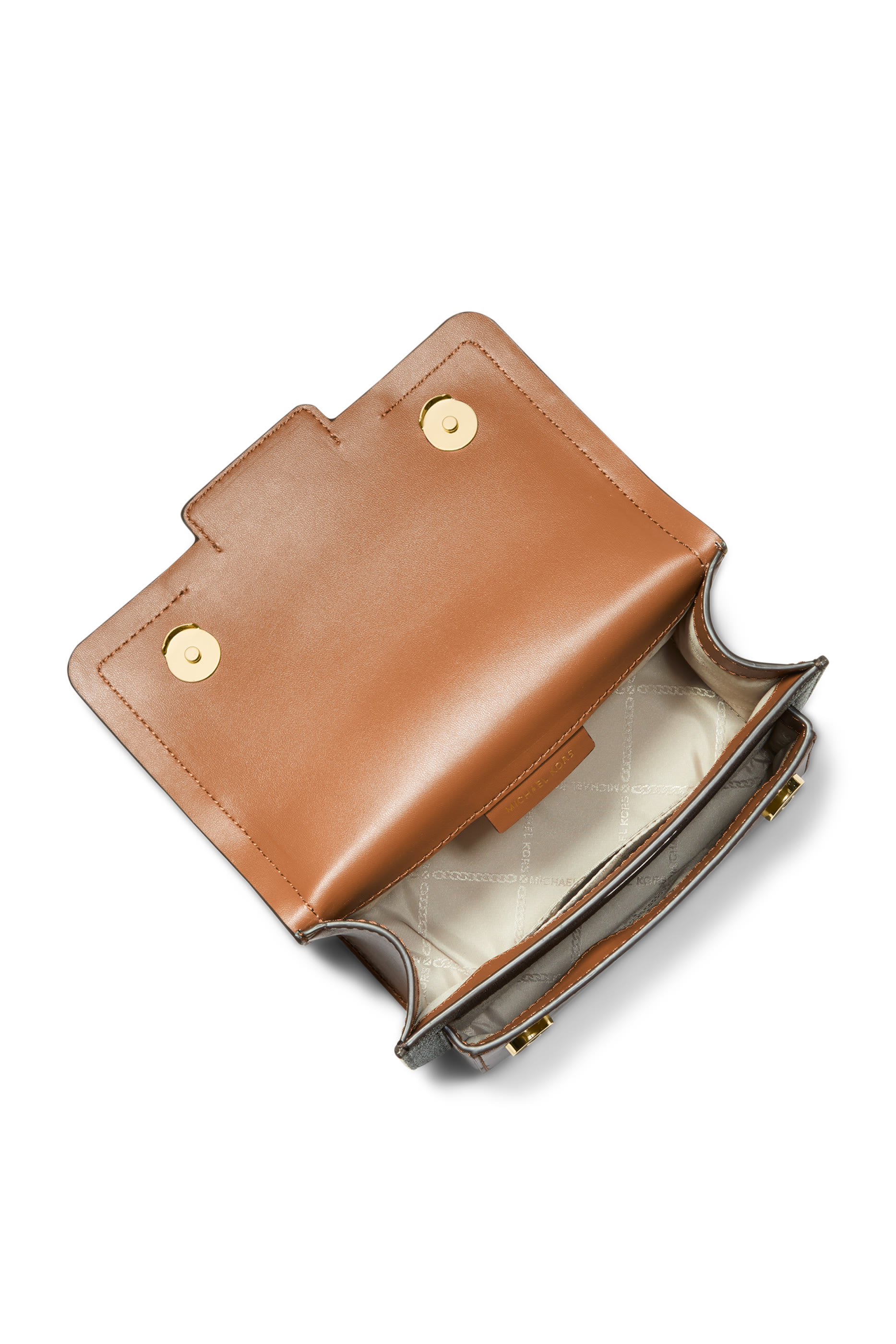 حقيبة كروس هيذر صغيرة جدا بشعار الماركة