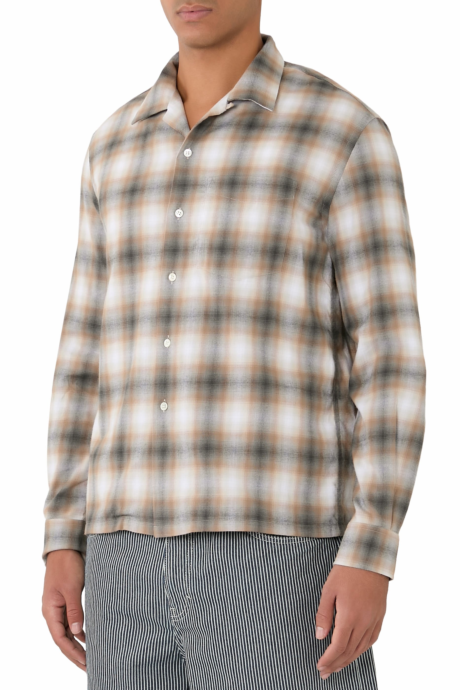 Gradient Checkered Shirt