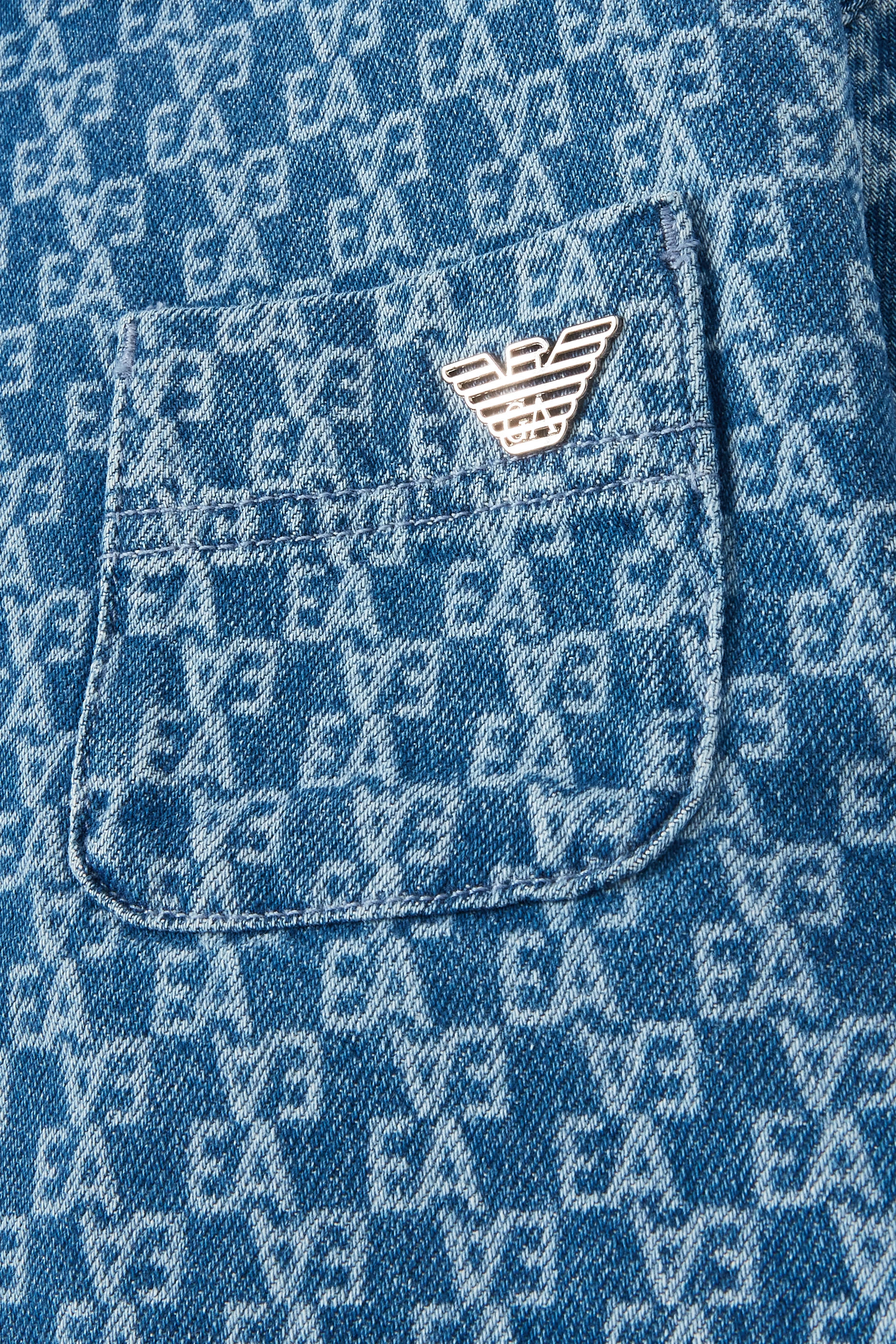 قميص دنيم للأطفال