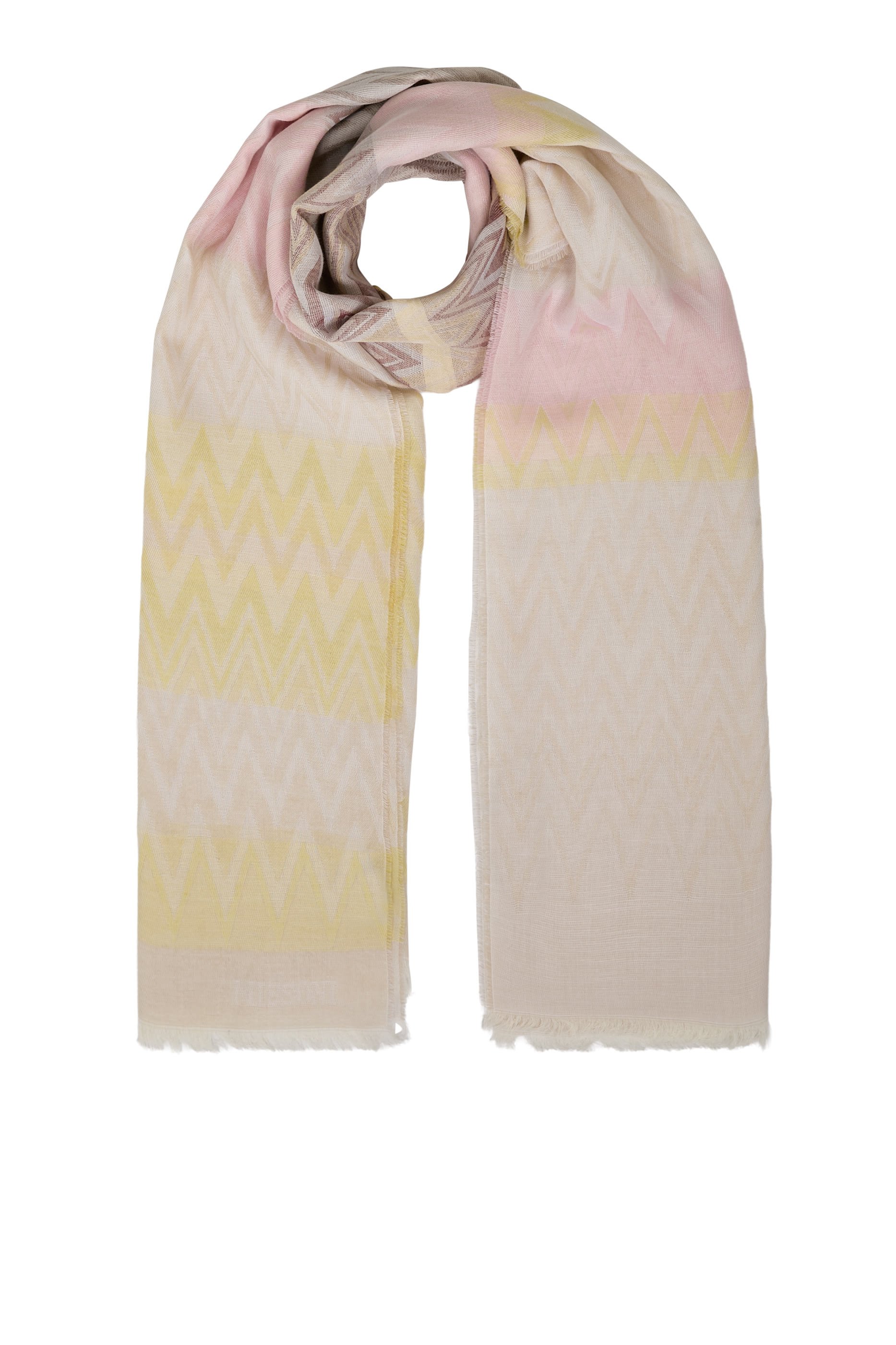 Zig Zag Print Stole