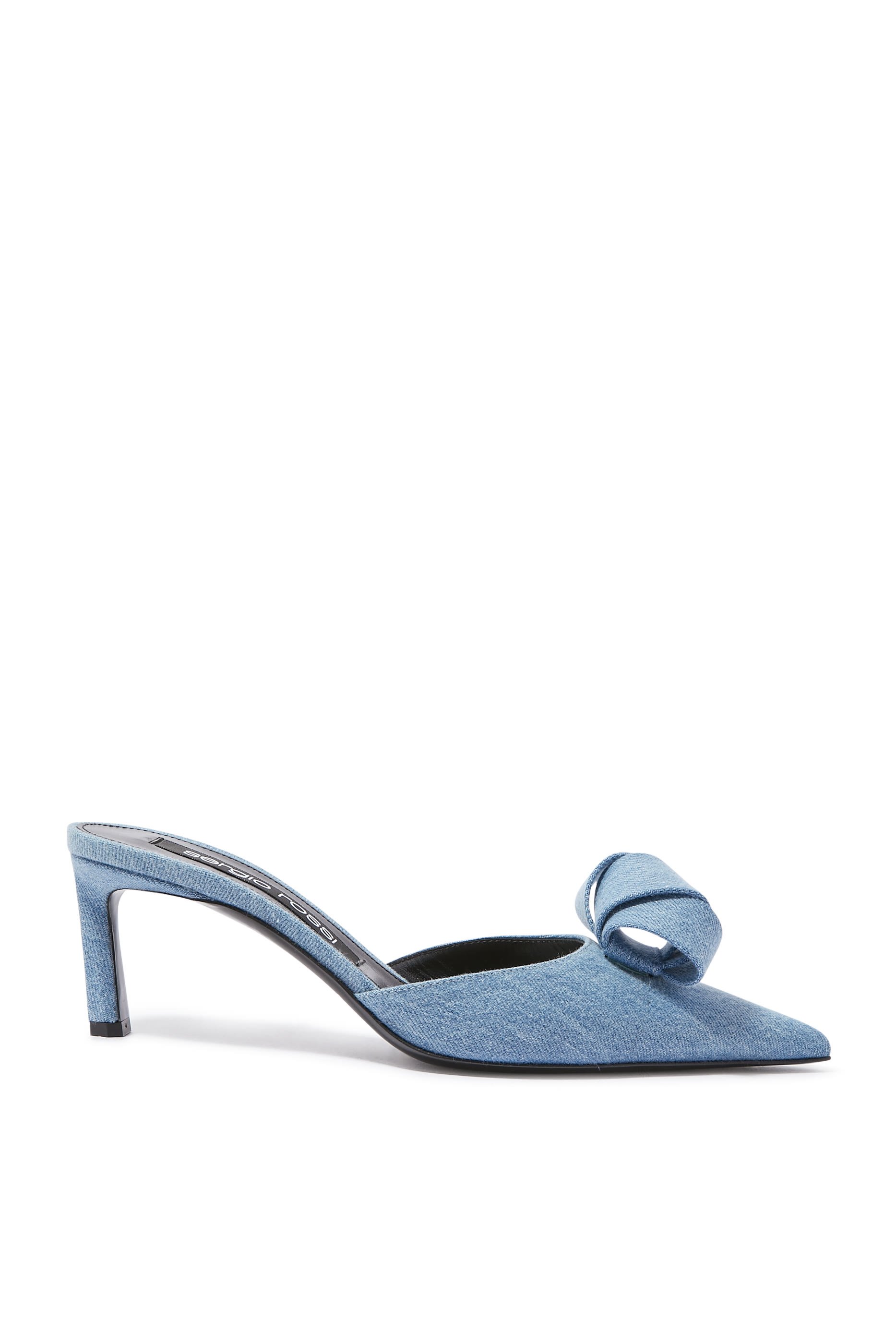 حذاء سابوت مفتوح من الخلف 60 دنيم