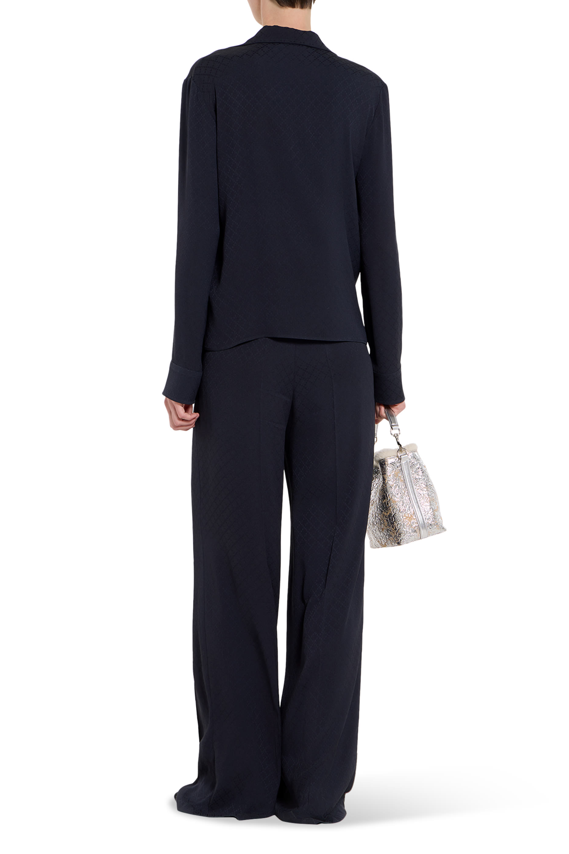 بنطال حرير جاكار