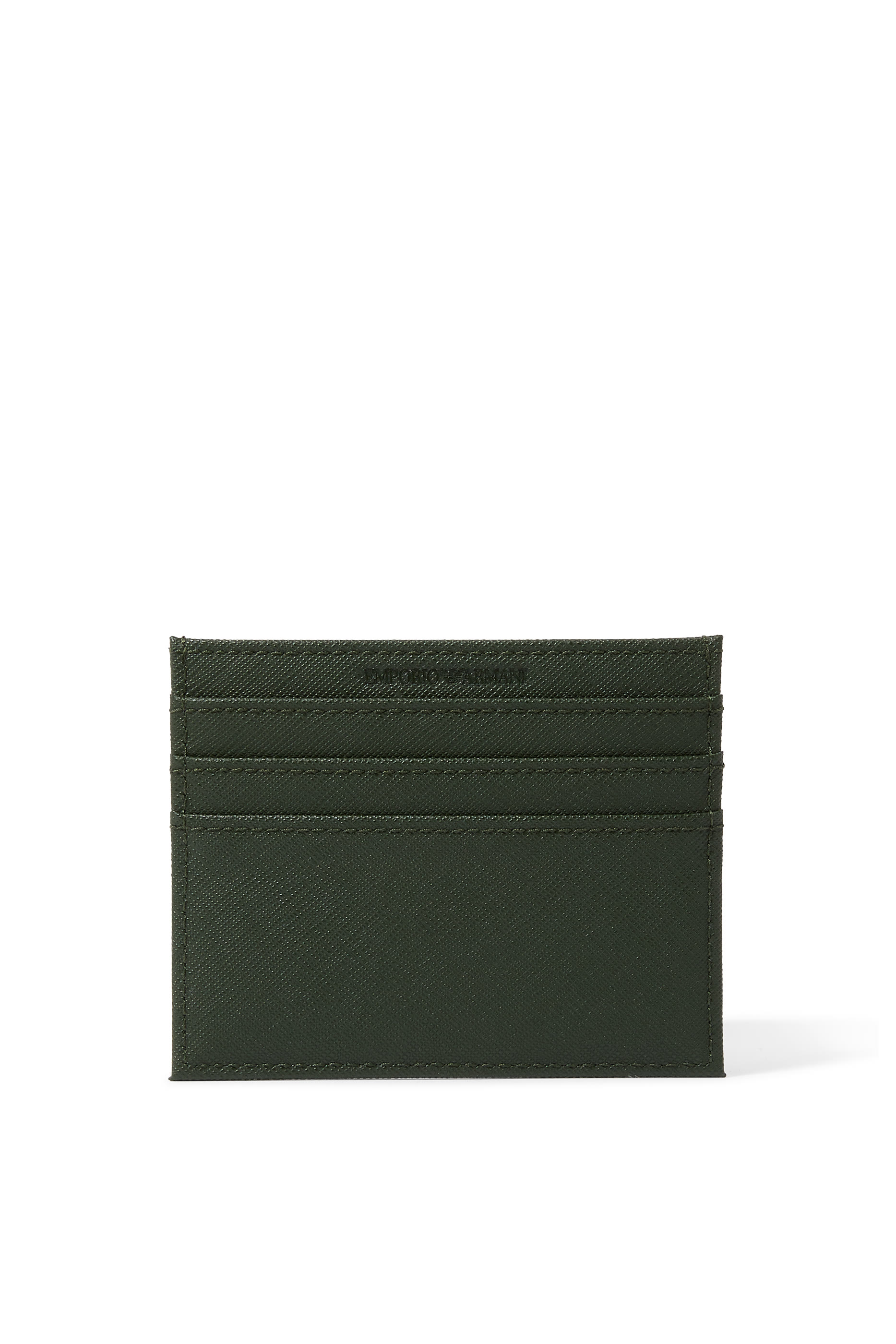 حافظة بطاقات بحلية شعار الماركة