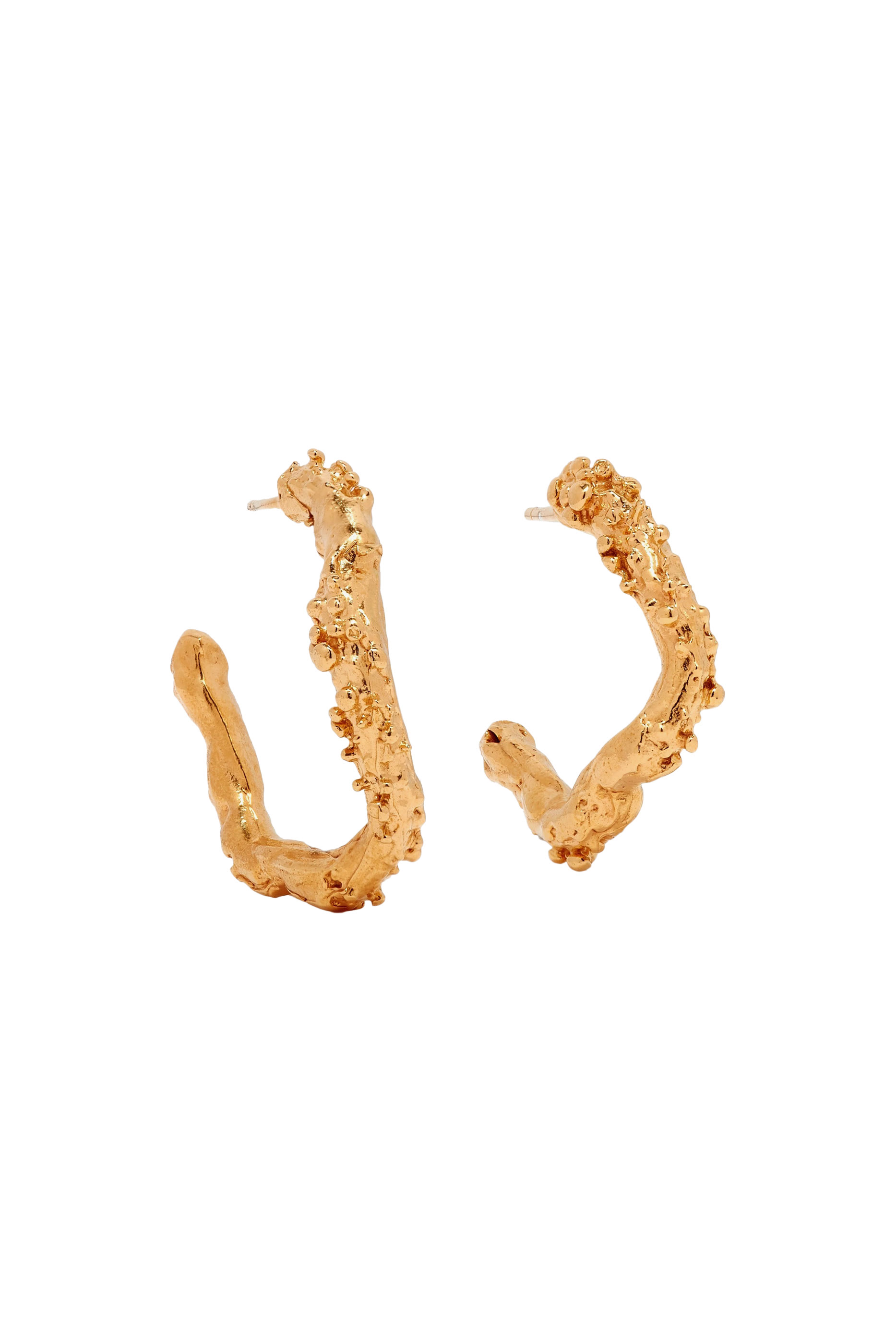 أقراط دائرية ذا لونار بأحجار