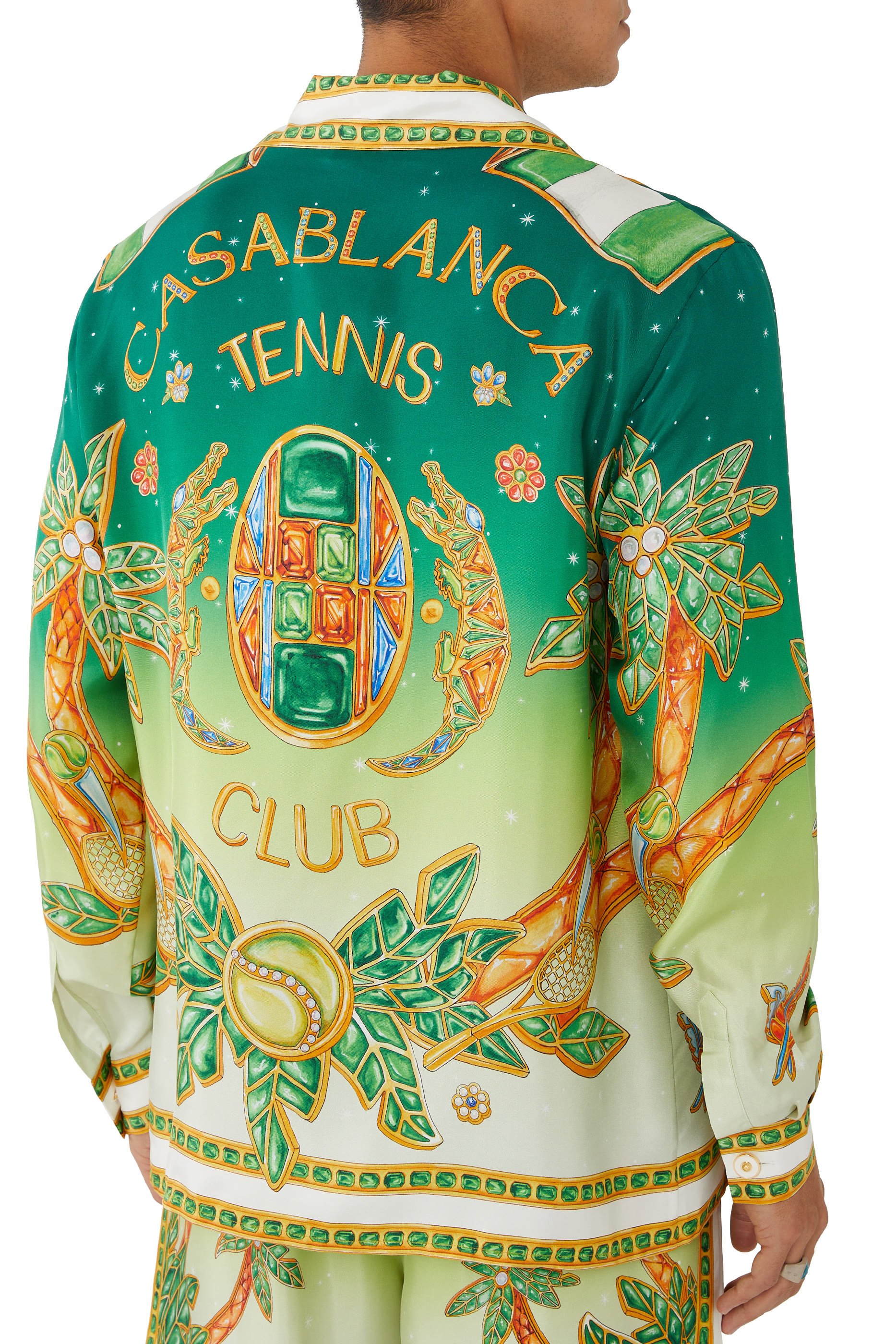 قميص جوايو دافريك حرير