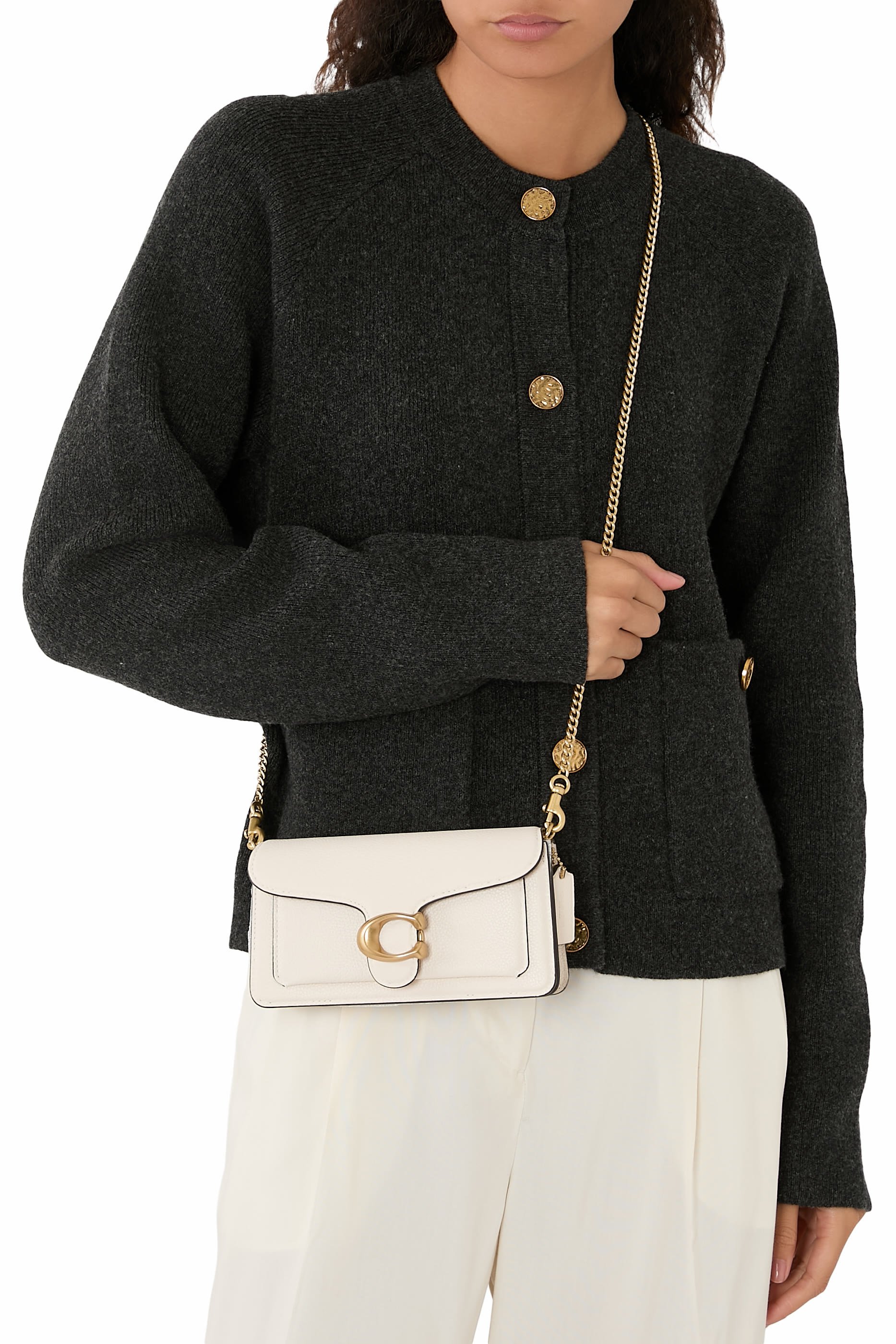 حقيبة كروس بودي تابي 19 بحمالة سلسلة