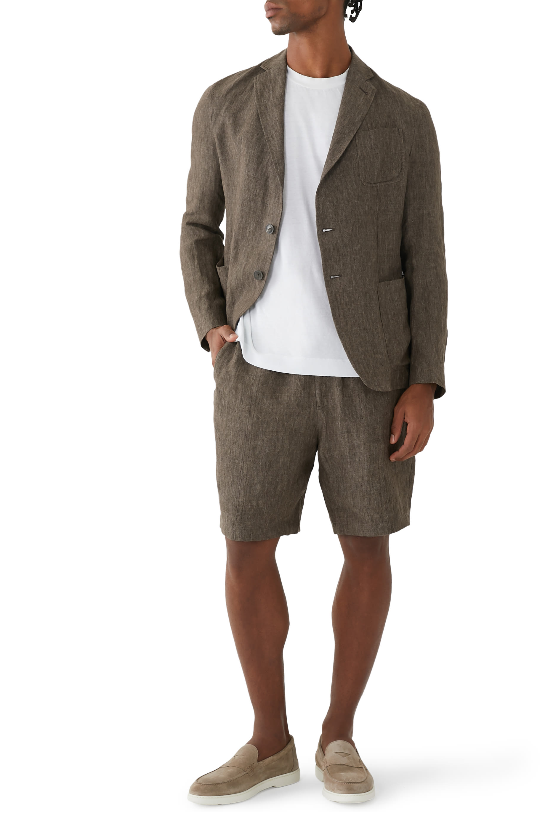 شورت بحزام خصر مطاطي