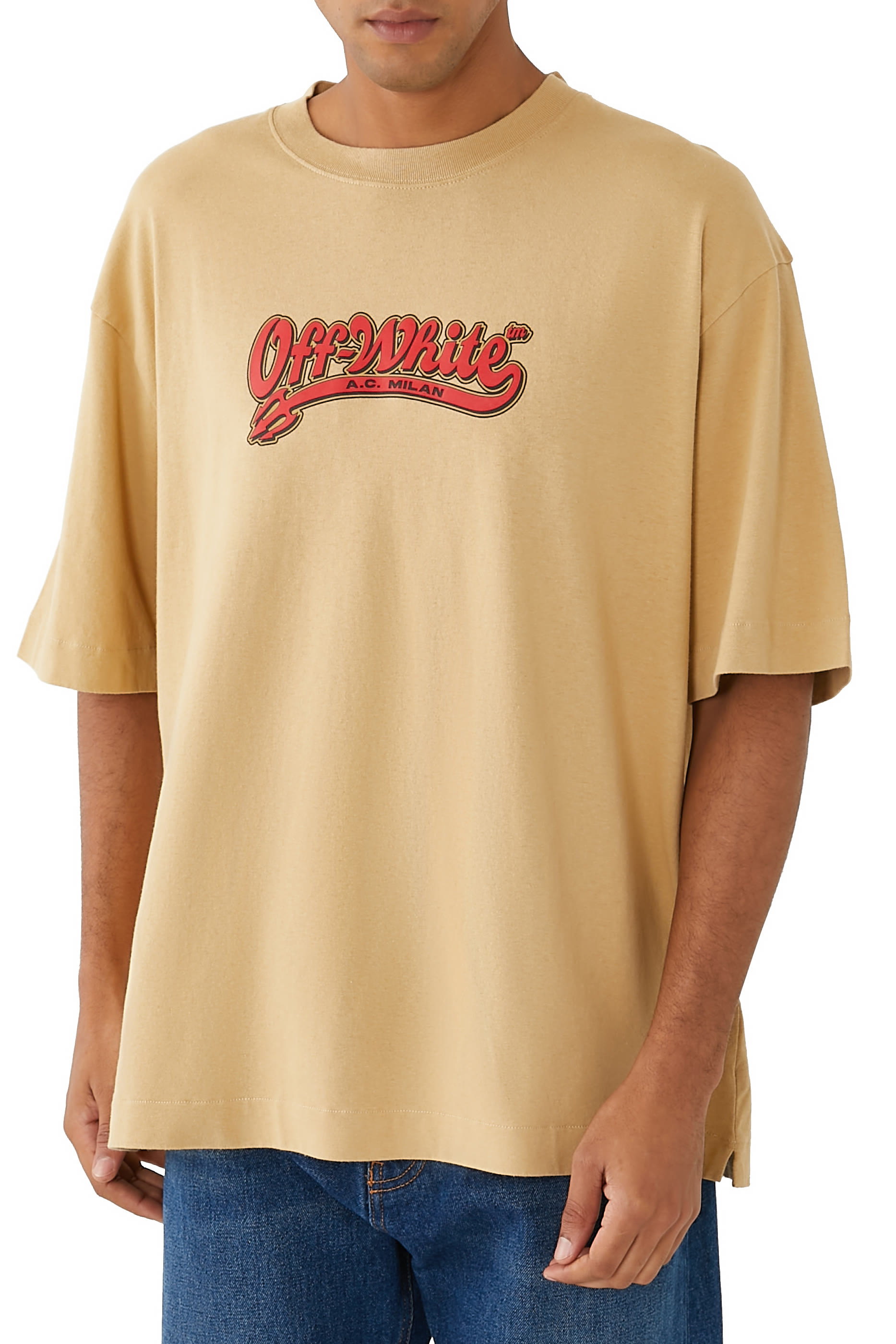 تيشيرت او دابليو x آي سي ميلان بشعار الماركة