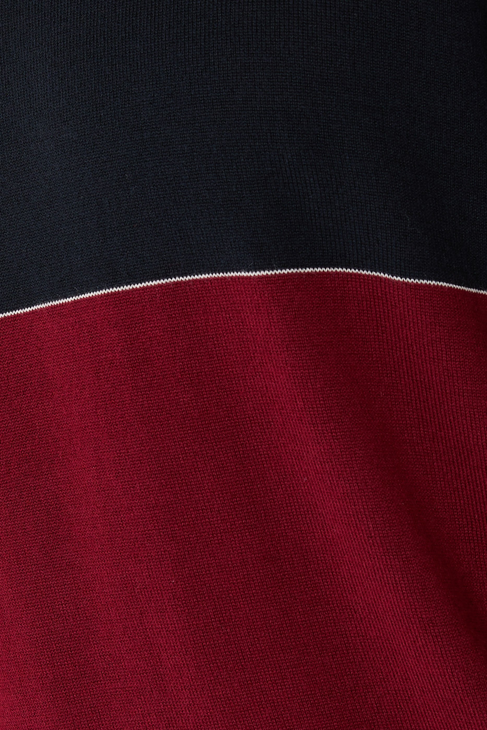 Round Neck Color Block Sweater