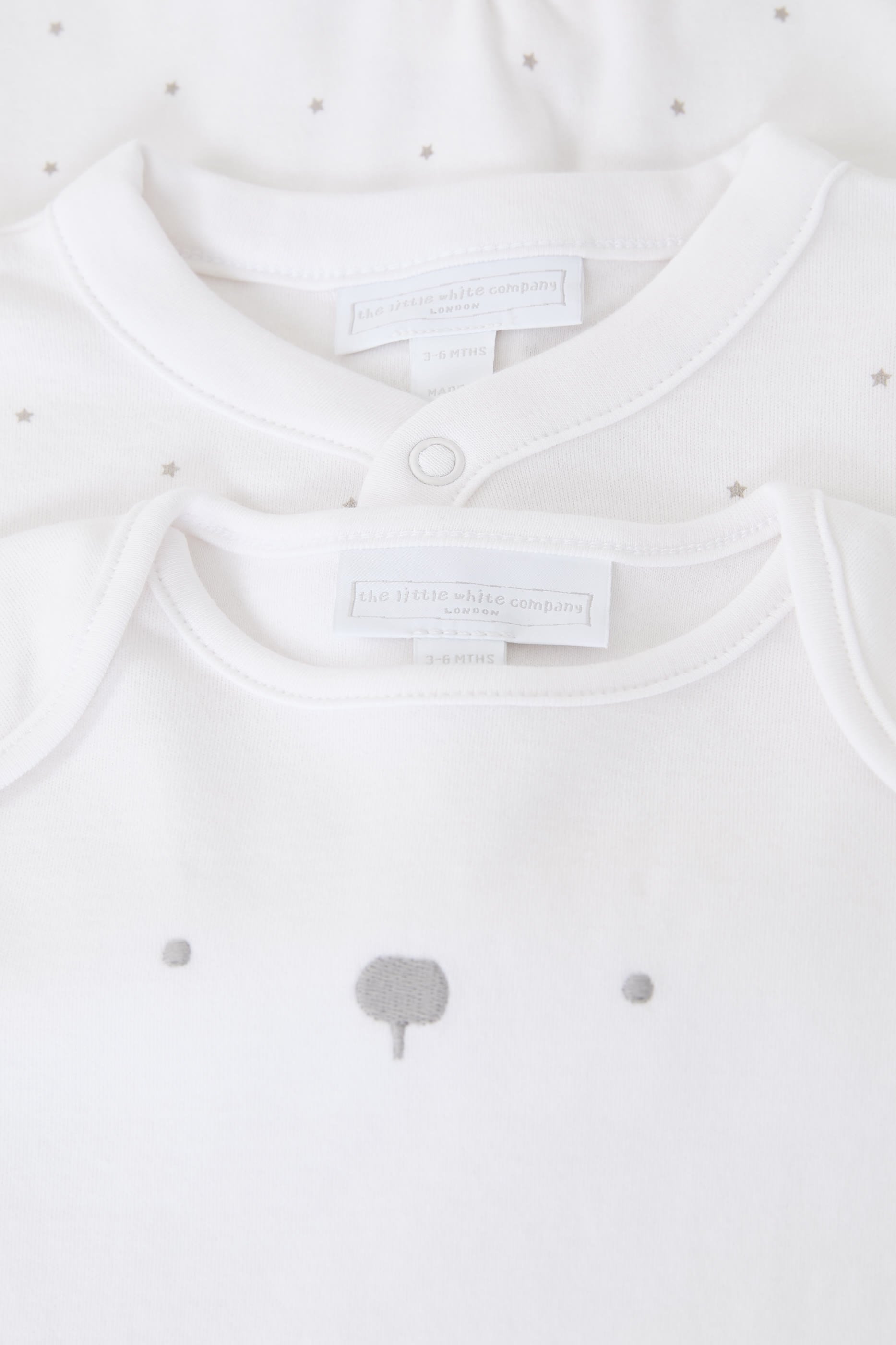 طقم هدية للمواليد الجدد قطن عضوي للأطفال، 6 قطع