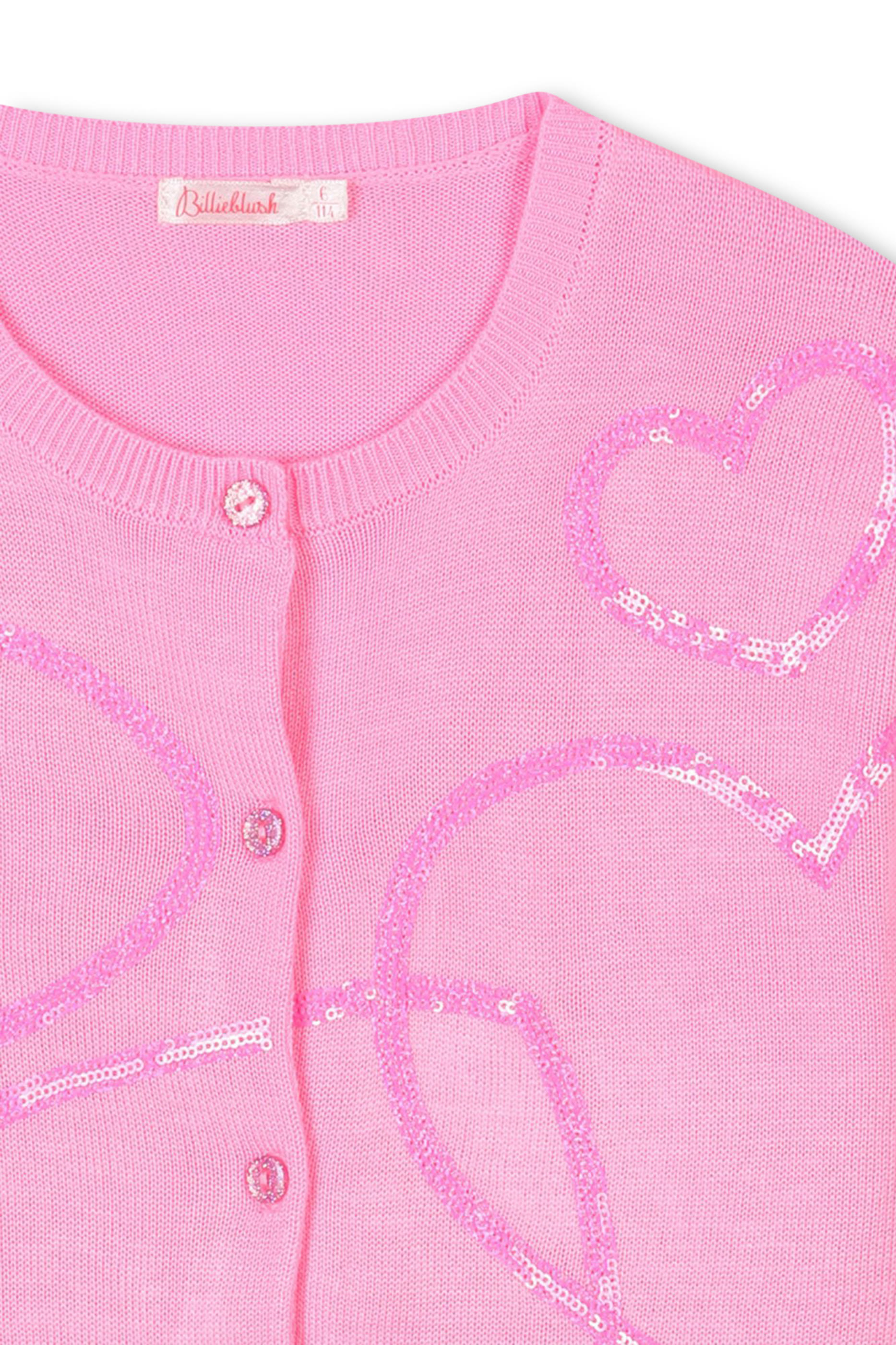 كارديجان تريكوت مطرز بالترتر للأطفال