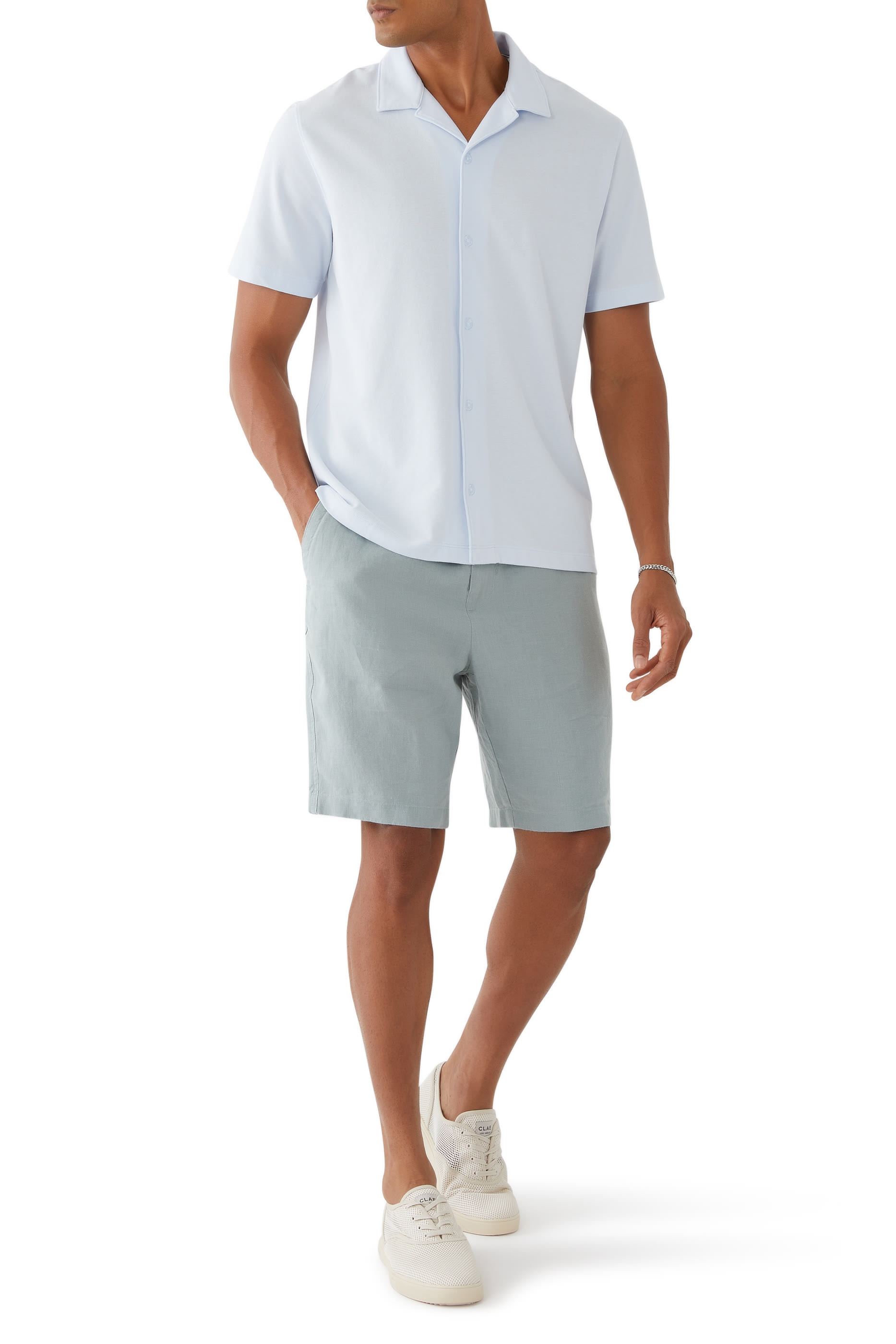 شورت خفيف الوزن قماش قنب