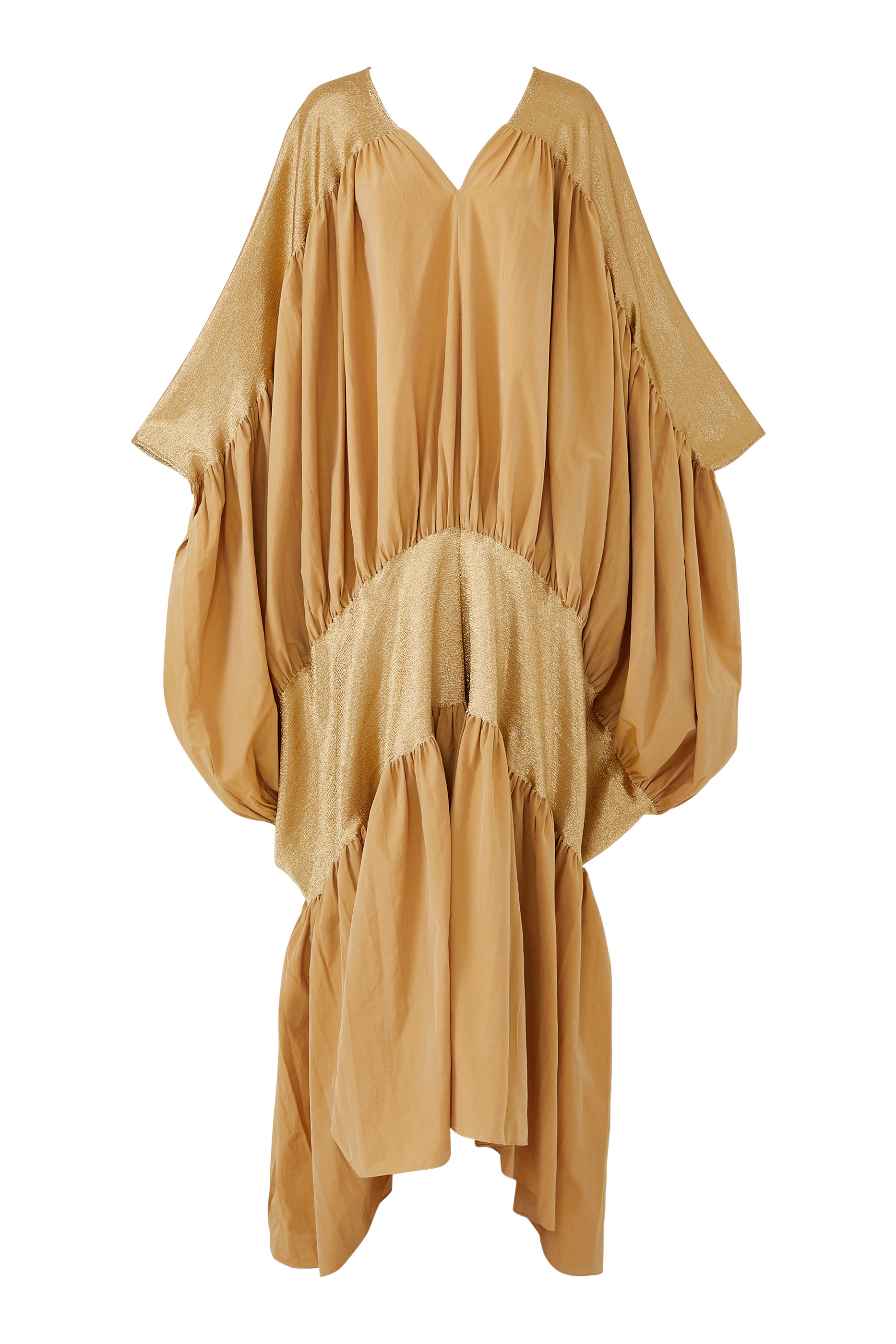 قفطان منسوج بياقة V