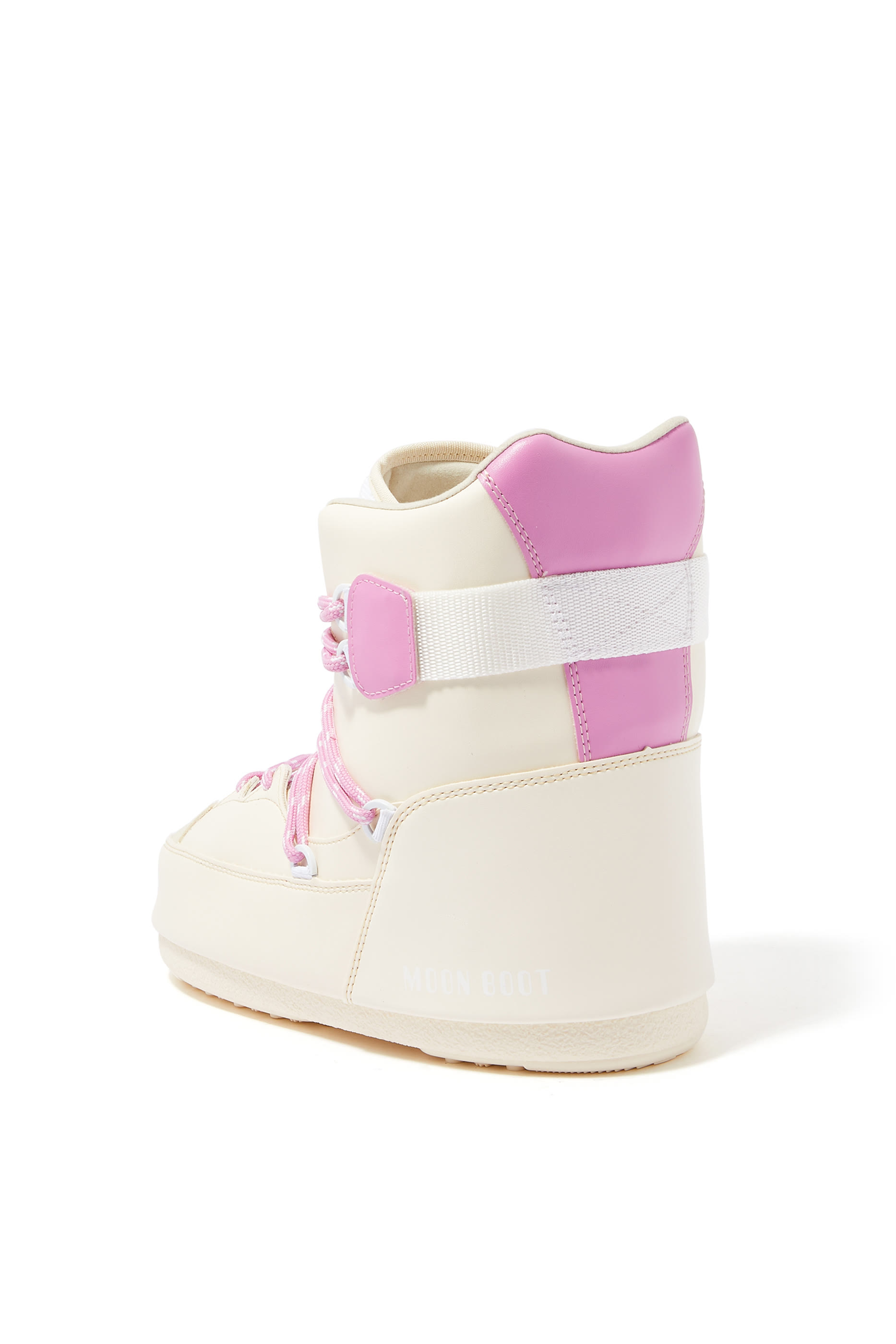 بوت سنيكر بكاحل متوسط الارتفاع نايلون