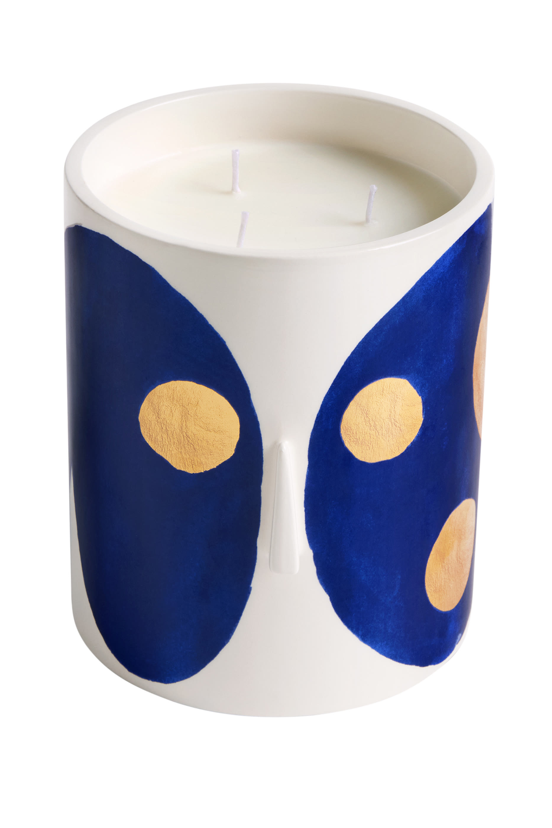 شمعة معطرة روهان هوفمان برائحة فيتيفير بيرنينغ ديزاير يثلاث فتائل