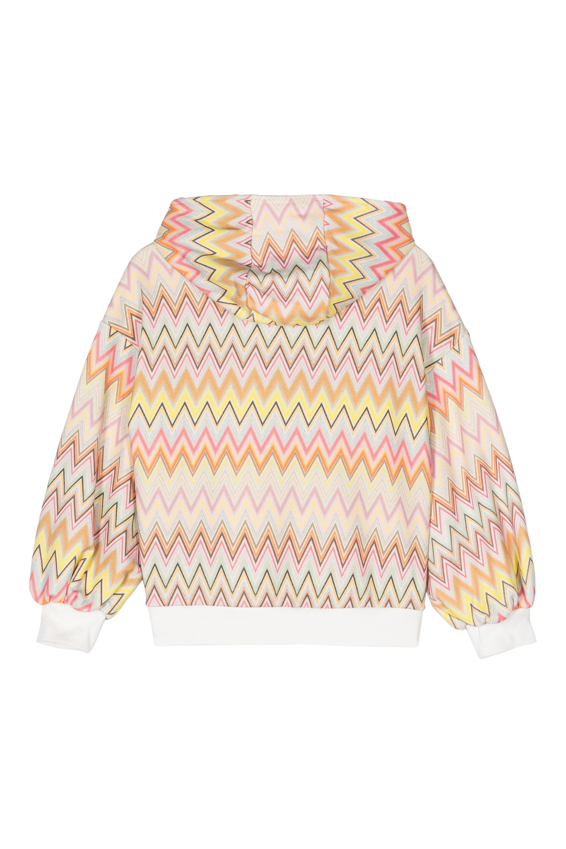 هودي بشعار الماركة بنقشة متعرجة للأطفال