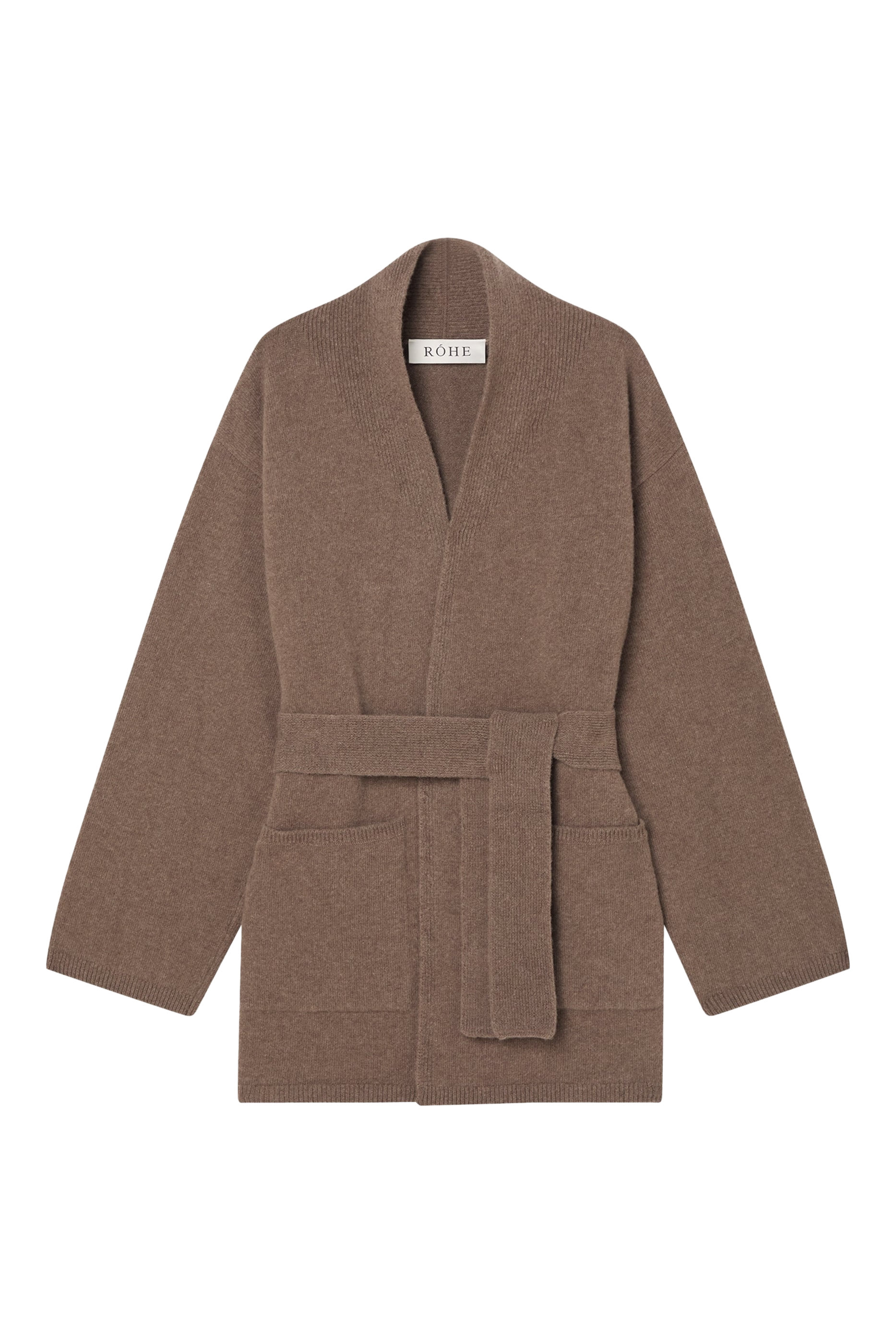 كارديغان منسوج بتصميم كيمونو