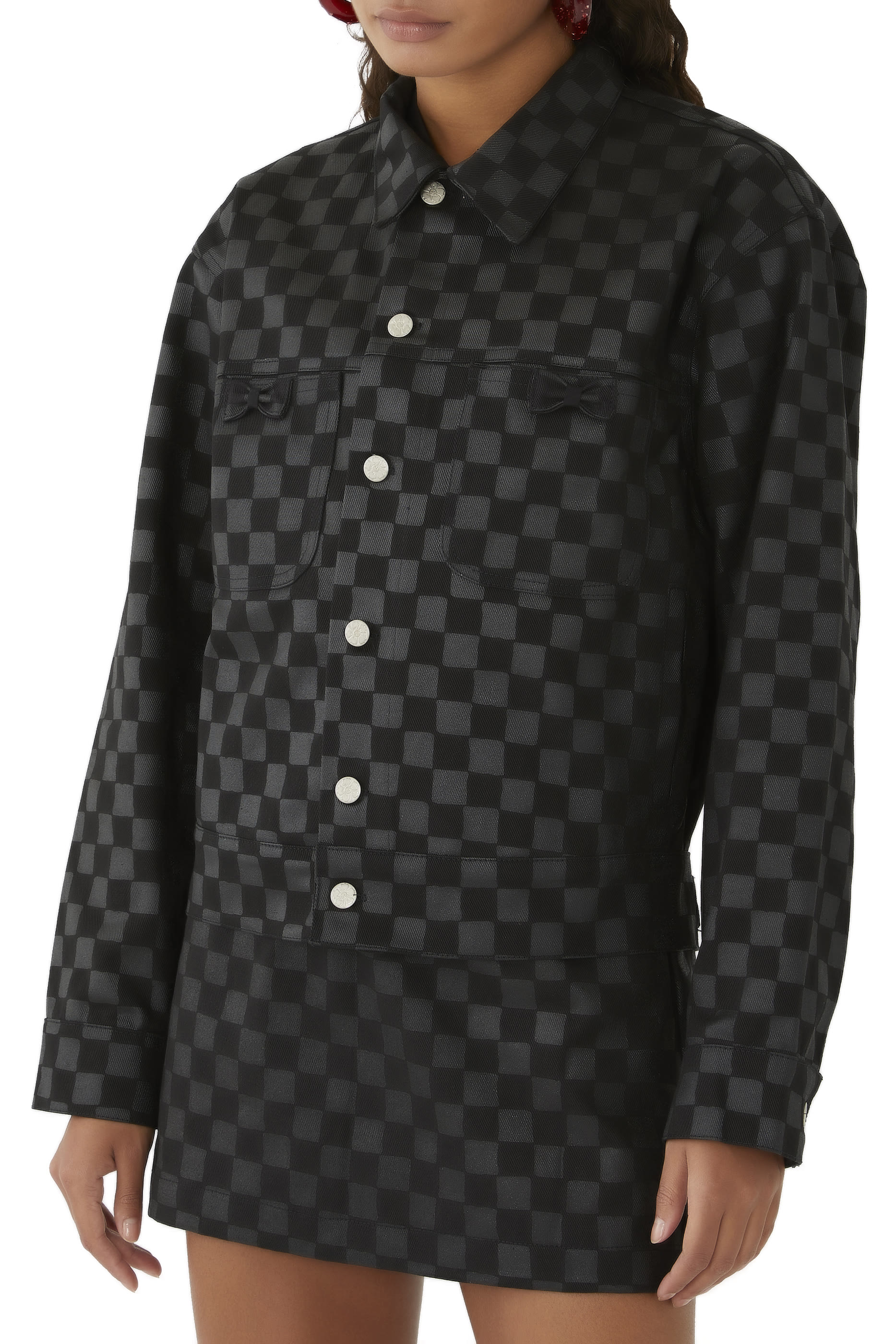 جاكيت نيكولاس بنقشة مربعات