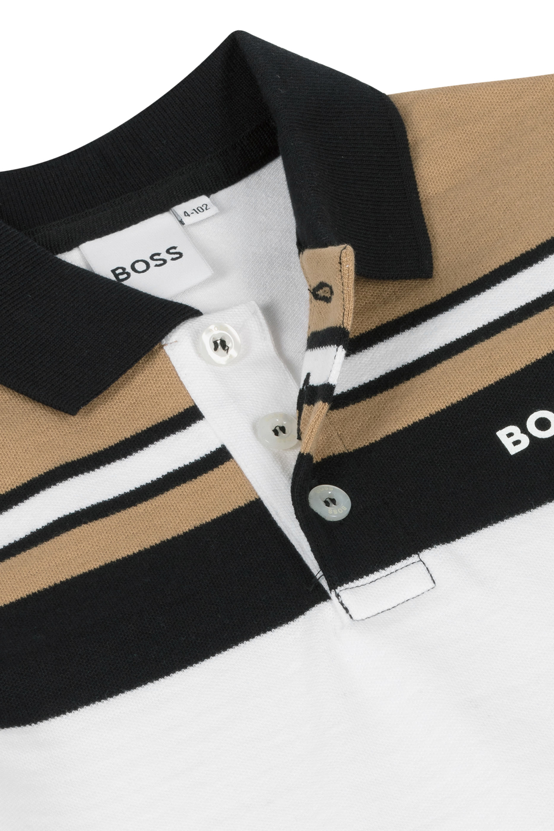 قميص بولو بشعار الماركة للأطفال