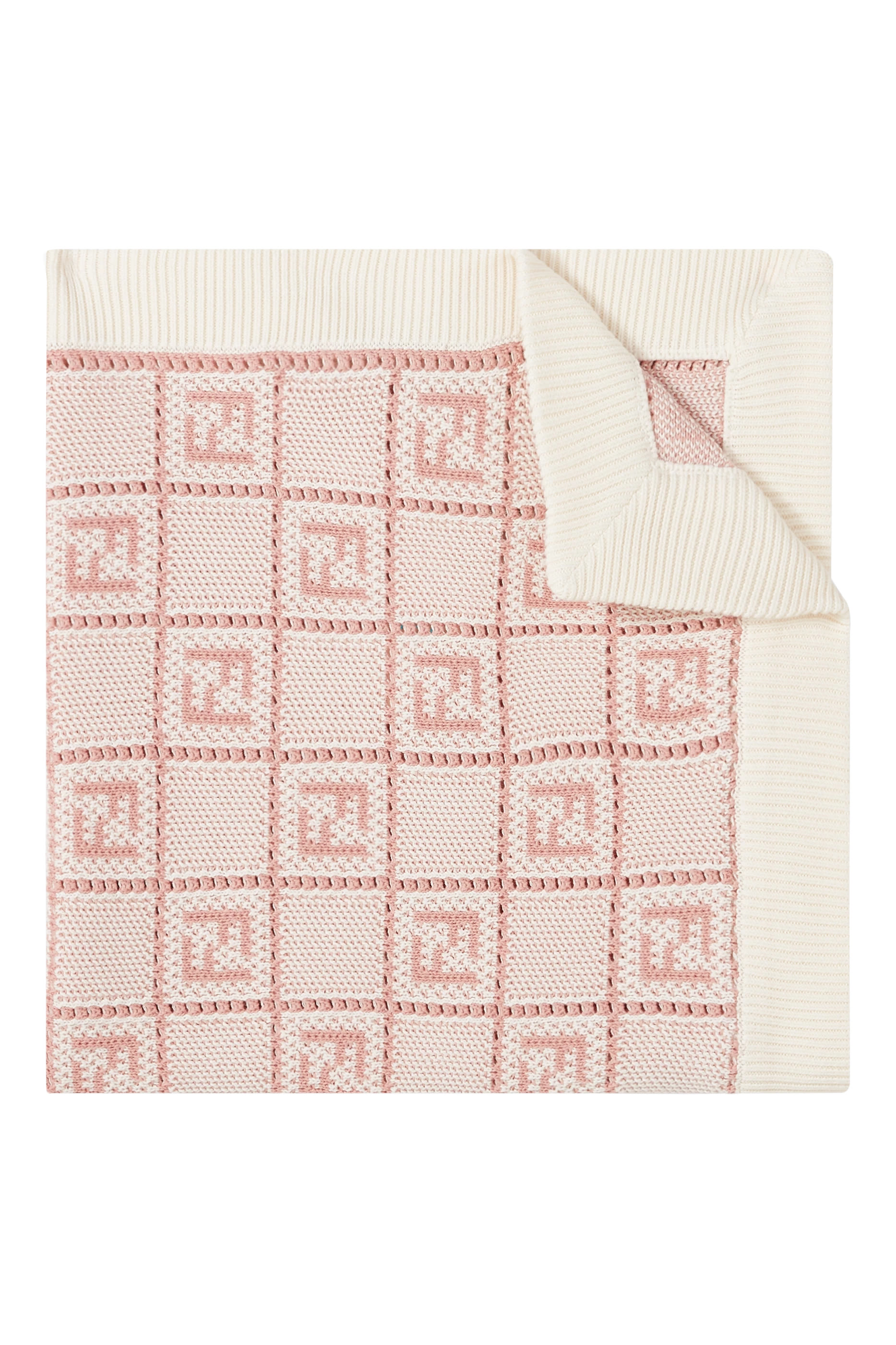 بطانية بشعار الماركة كروشيه للأطفال