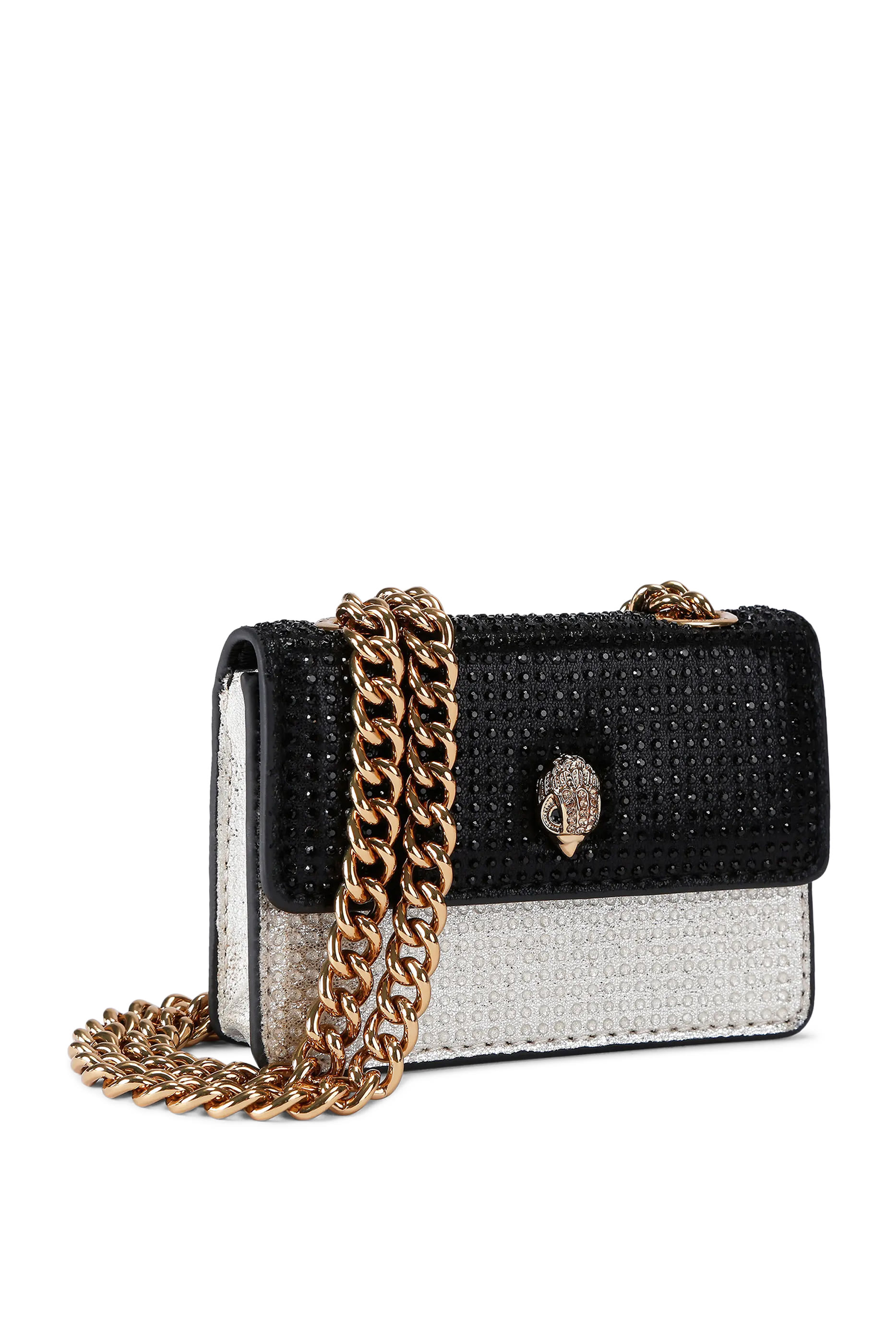 حقيبة كسنسينغتون صغيرة مرصعة بكريستال