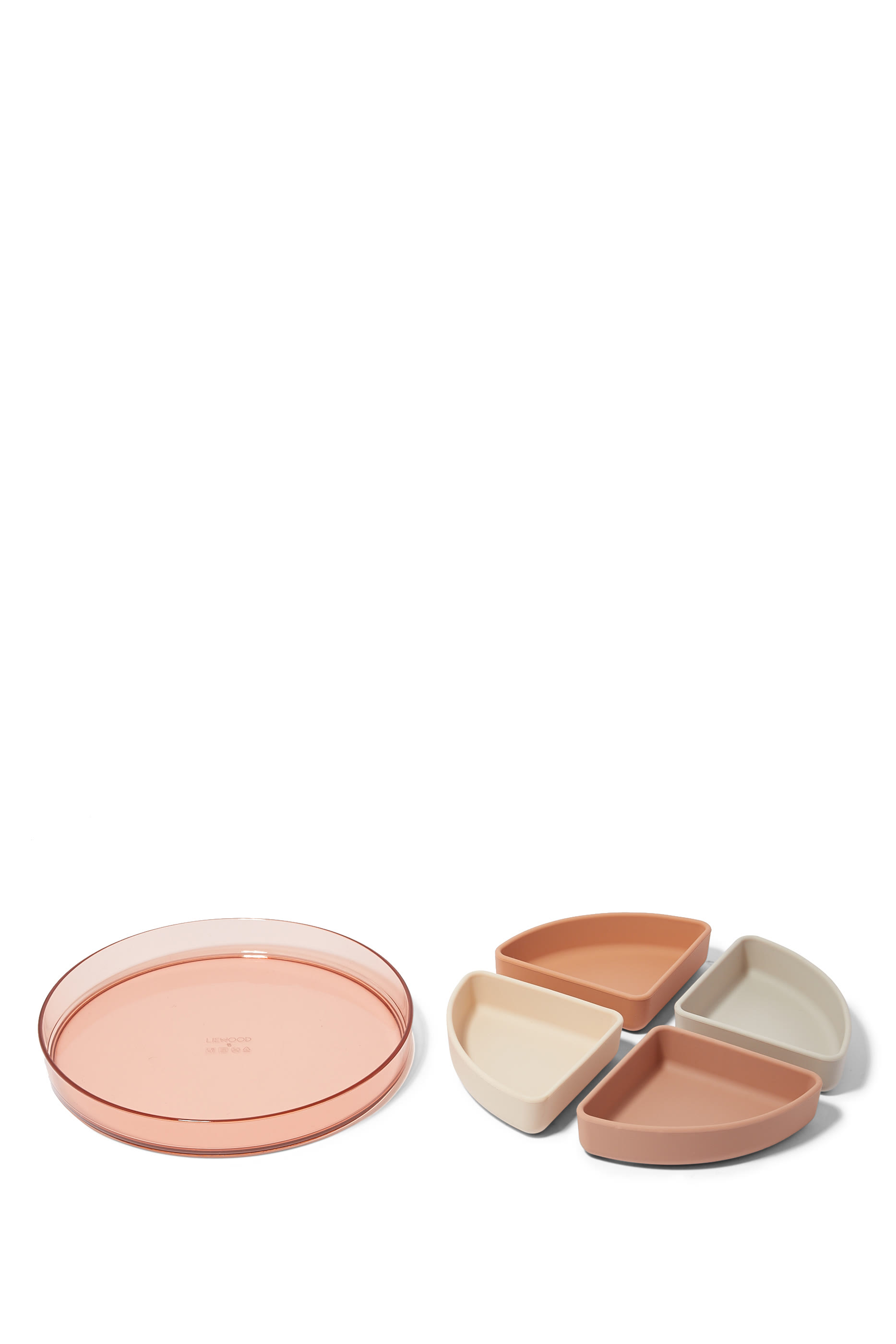 طبق مقسم للأطقال