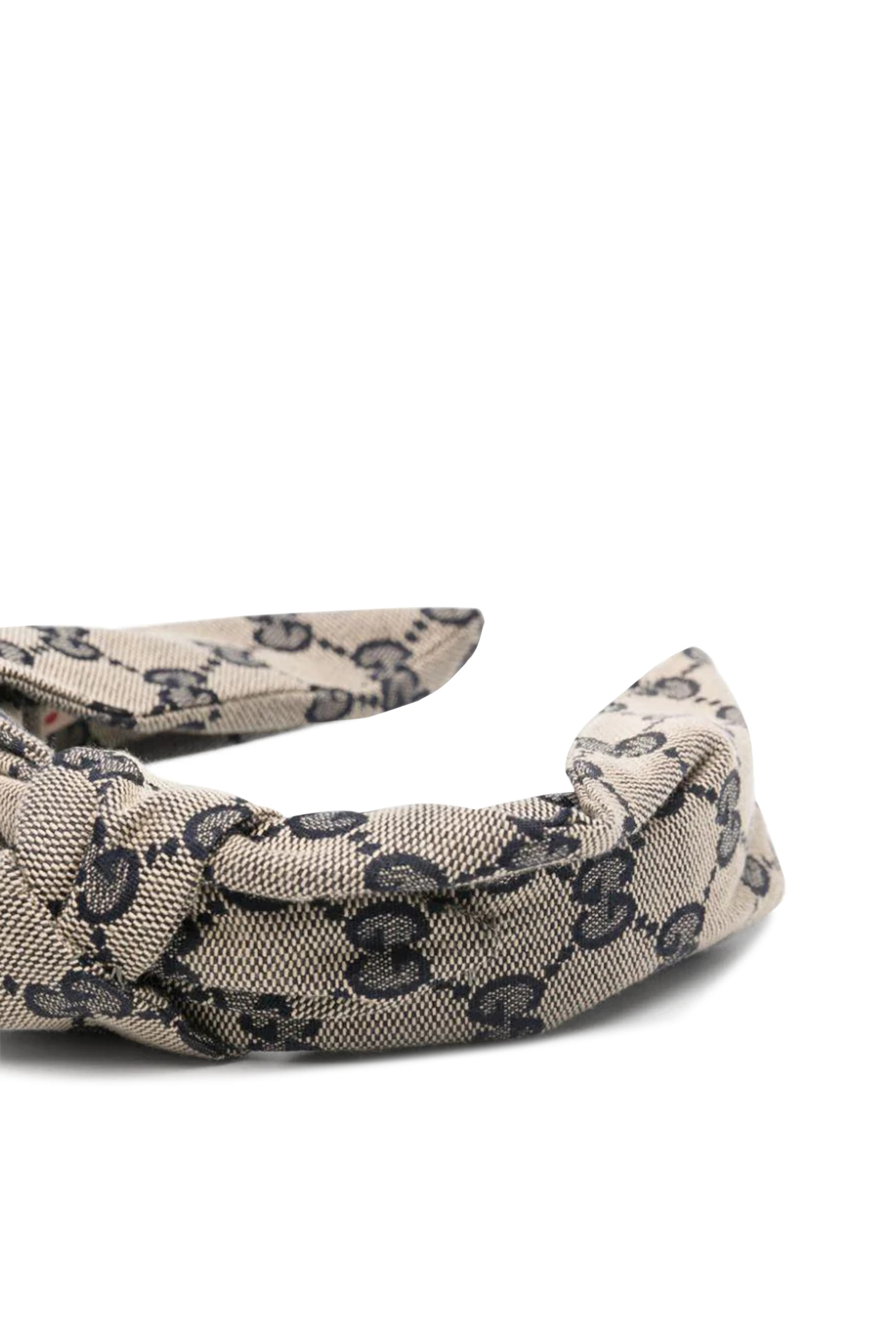 طوق رأس قماش قنب بشعار الماركة للأطفال