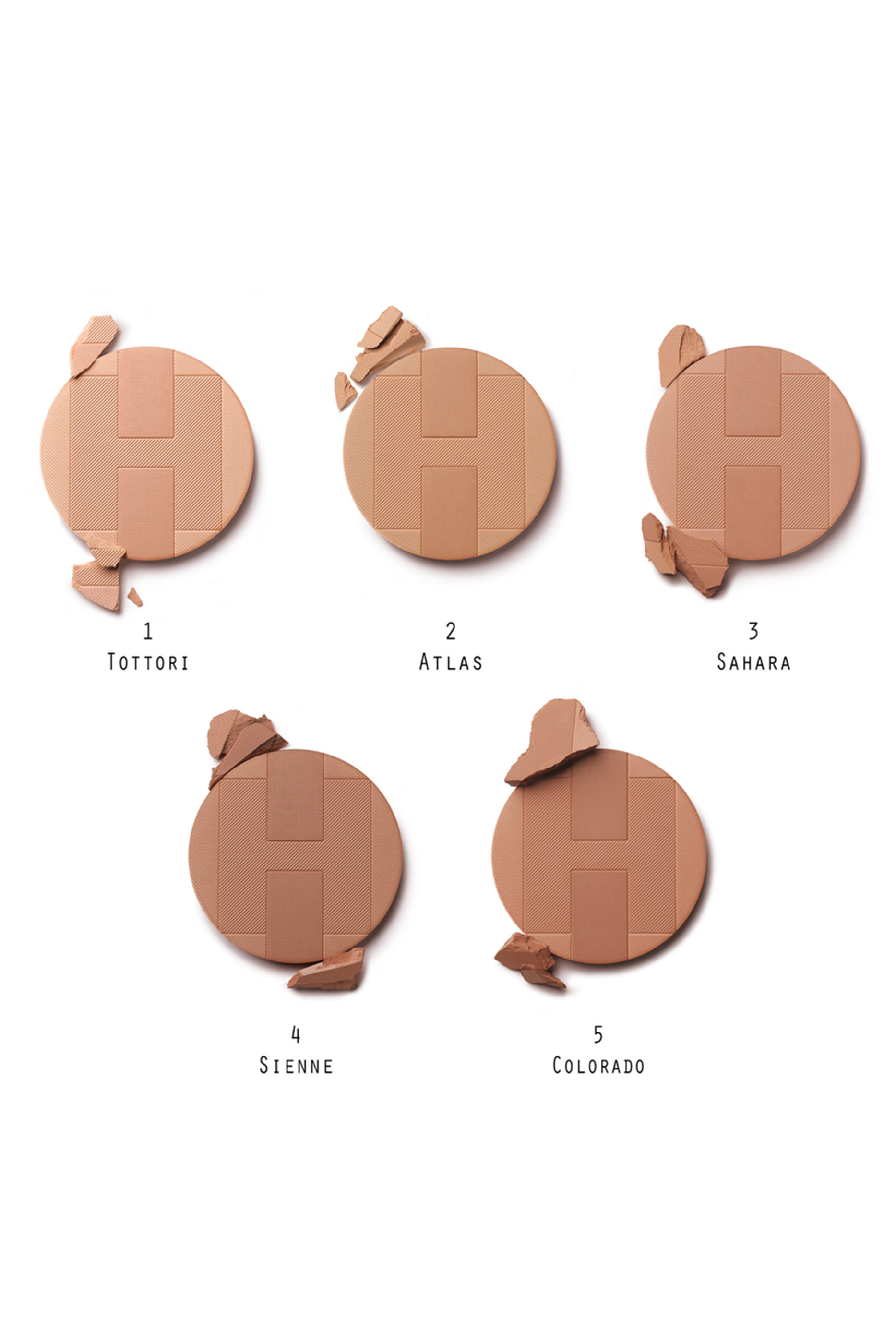 بودرة معدنية لإشراق صحي Herm&egrave;s Plein Air, H Trio